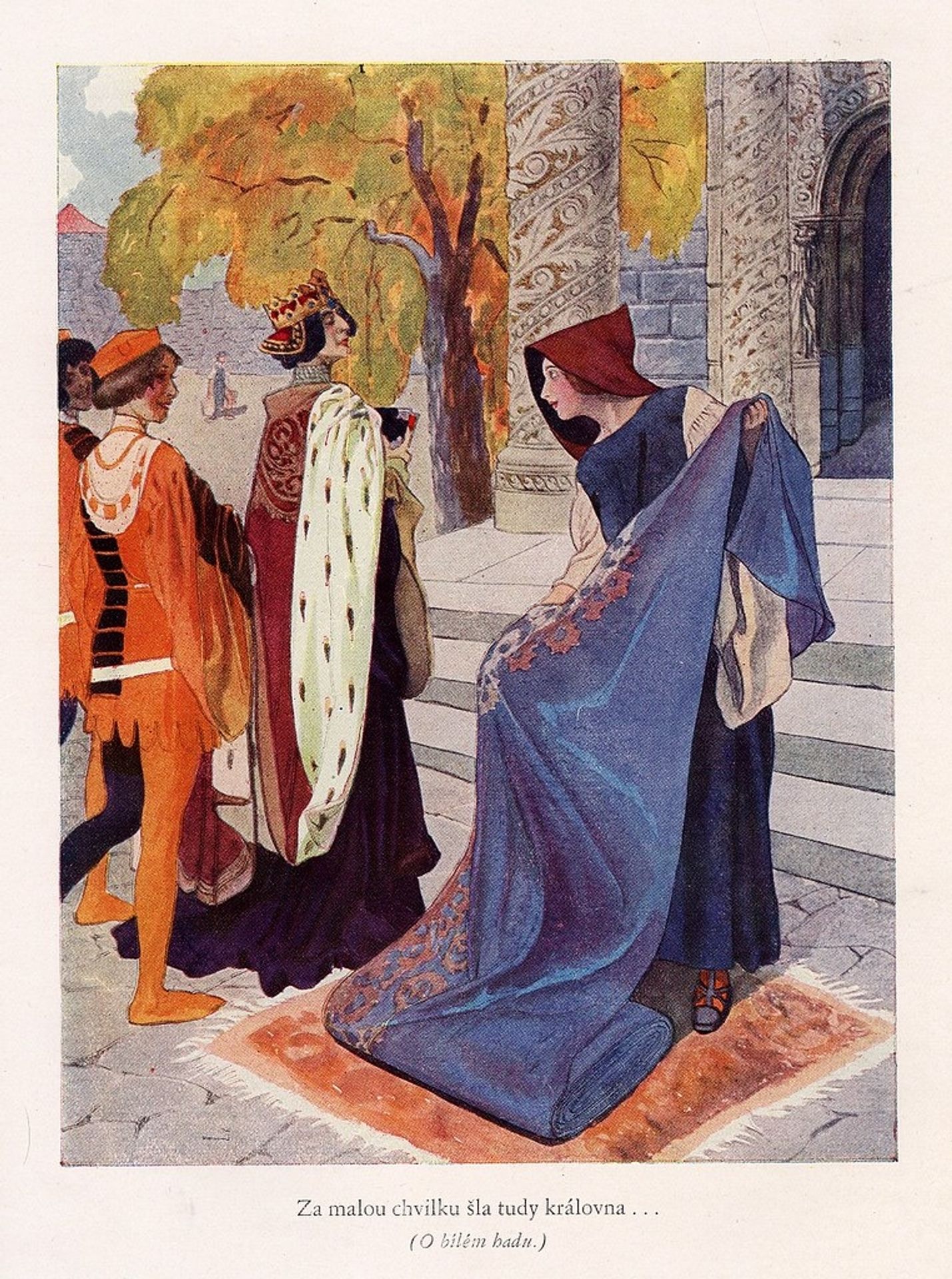Illustration for Božena Němcová's Fairy Tales by Artuš Scheiner