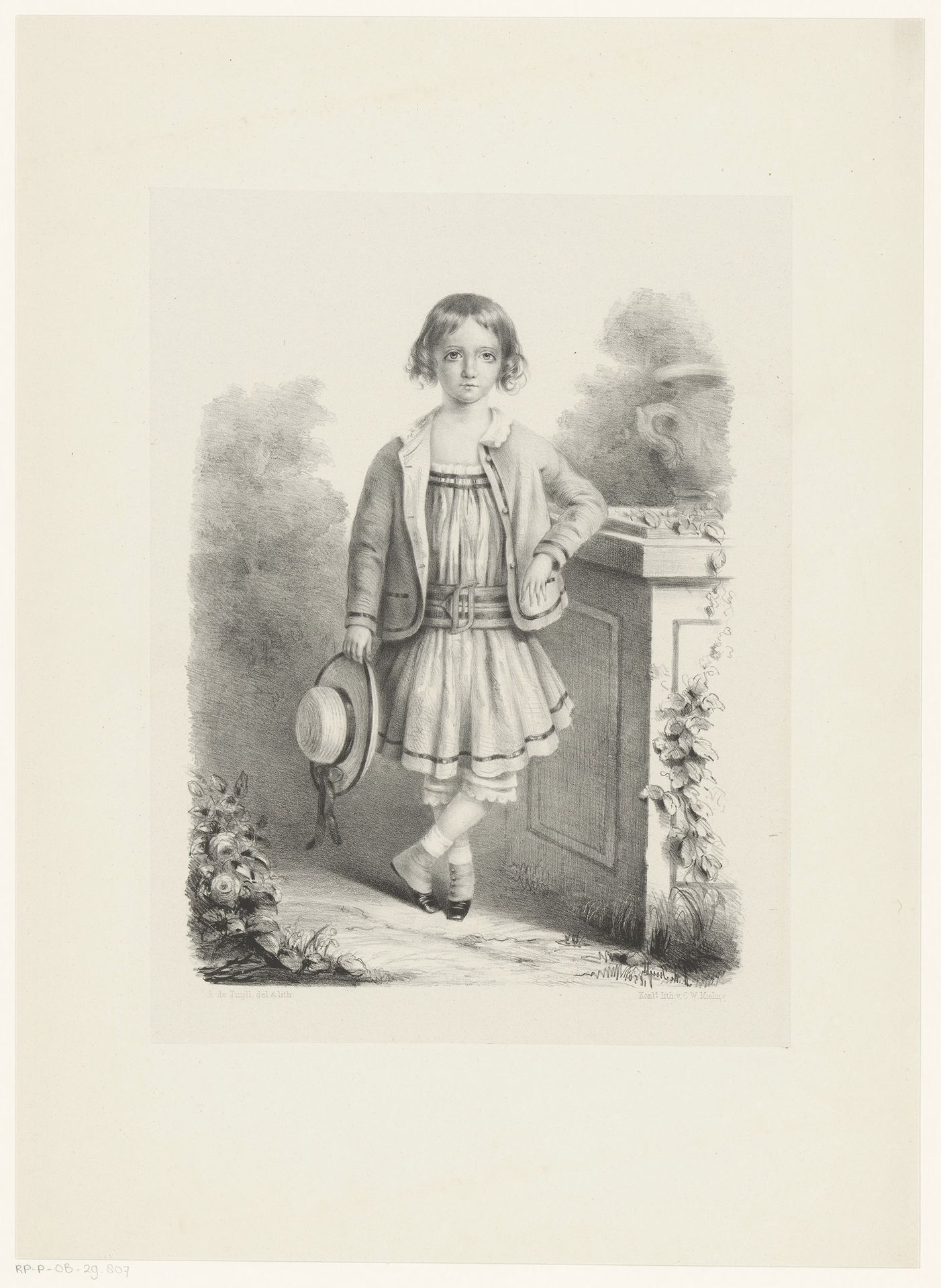 Meisje met hoed by A. van Tuyll van Serooskerken
