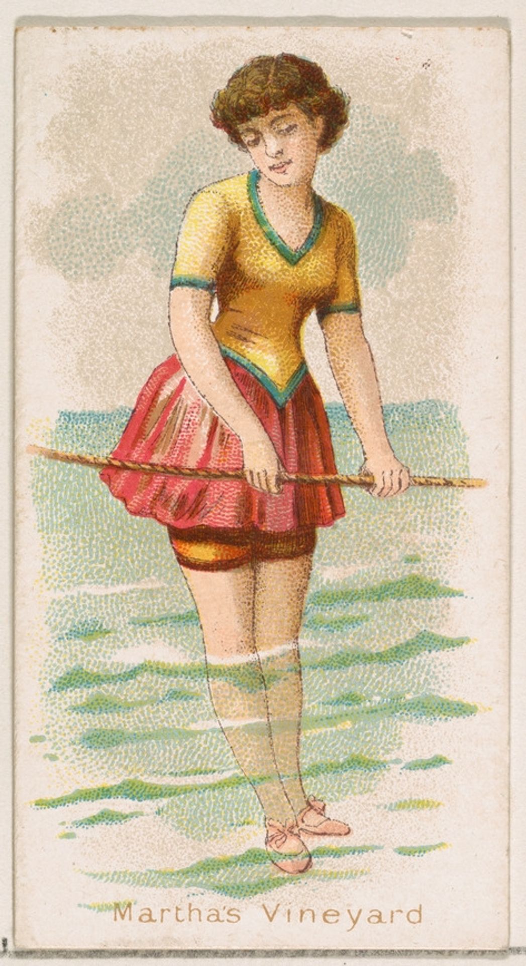 Martha's Vineyard, from the Fancy Bathers series (N187) issued by Wm. S. Kimball & Co. by William S. Kimball & Company