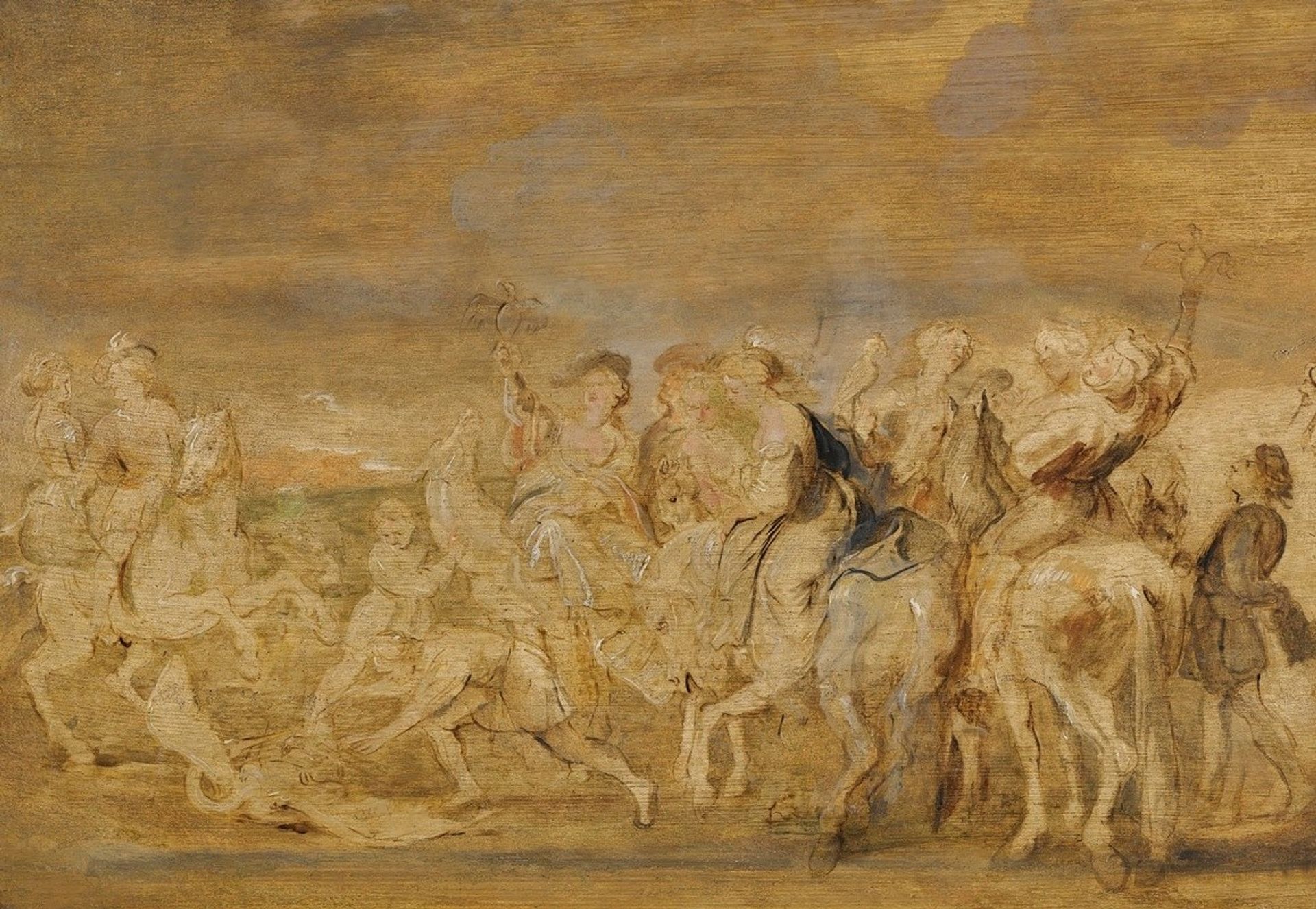 A Hawking Party by Peter Paul Rubens