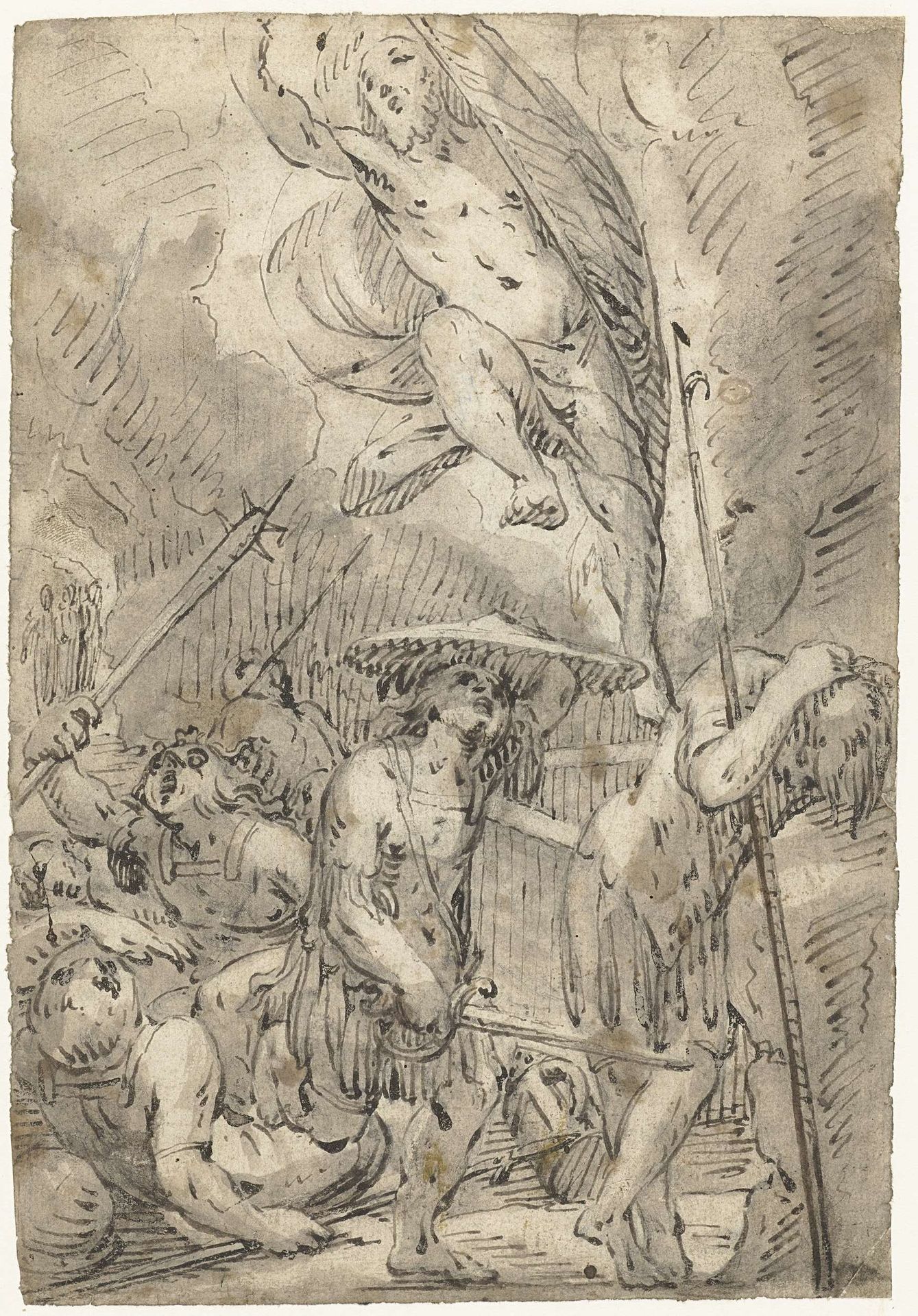 De opstanding van Christus by Gerard ter (I) Borch