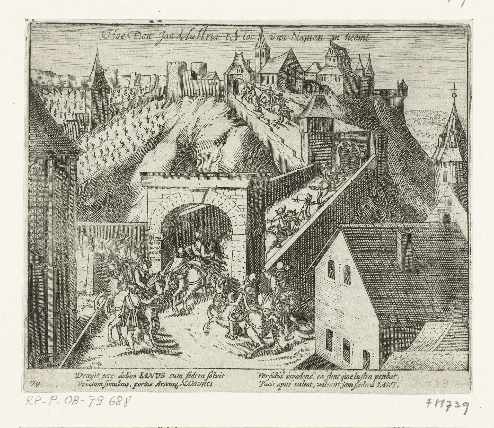 Intocht van Don Juan te Brussel, 1577 by Anonymous