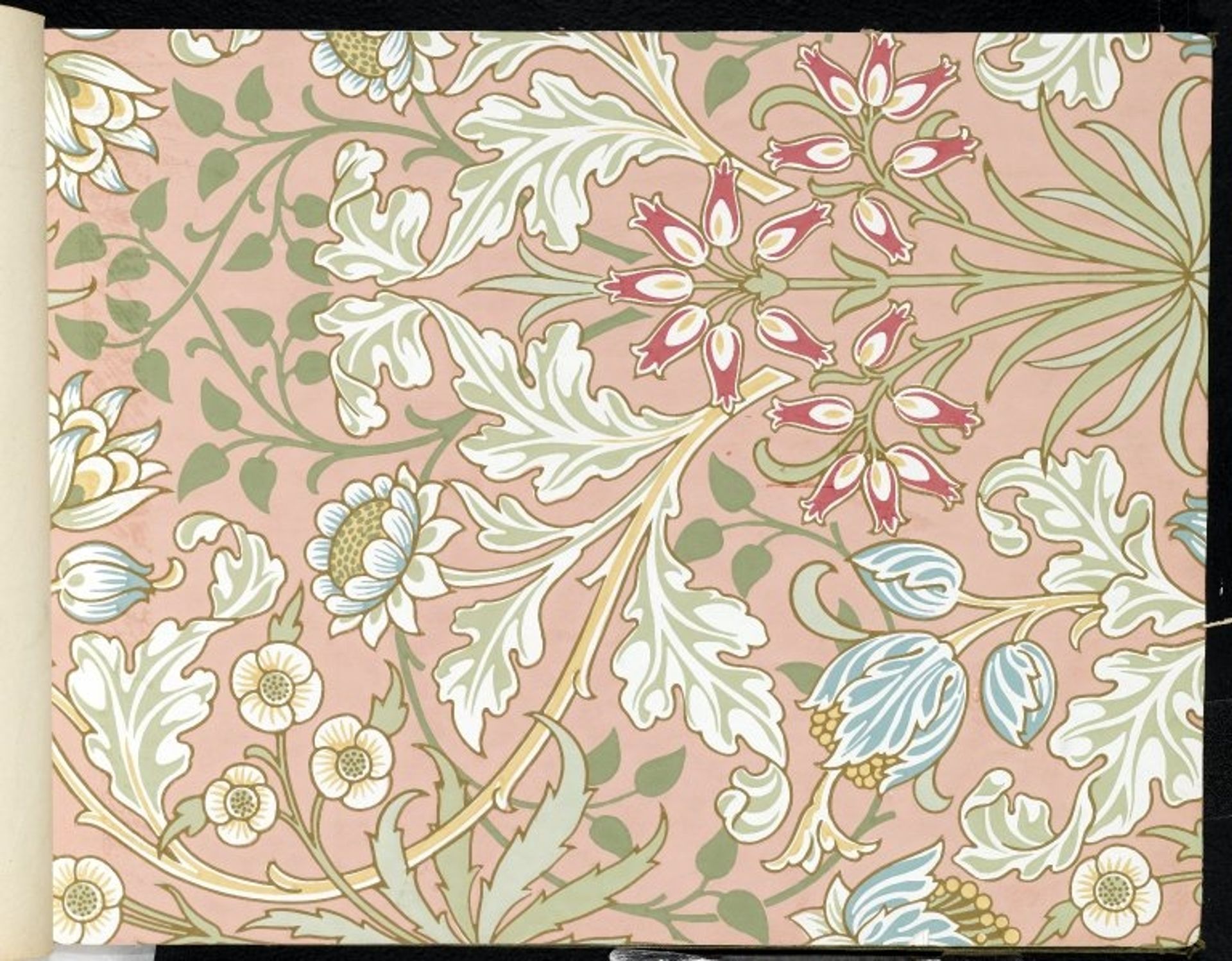 Wallpaper - Hyacinth, pattern #480 by William Morris