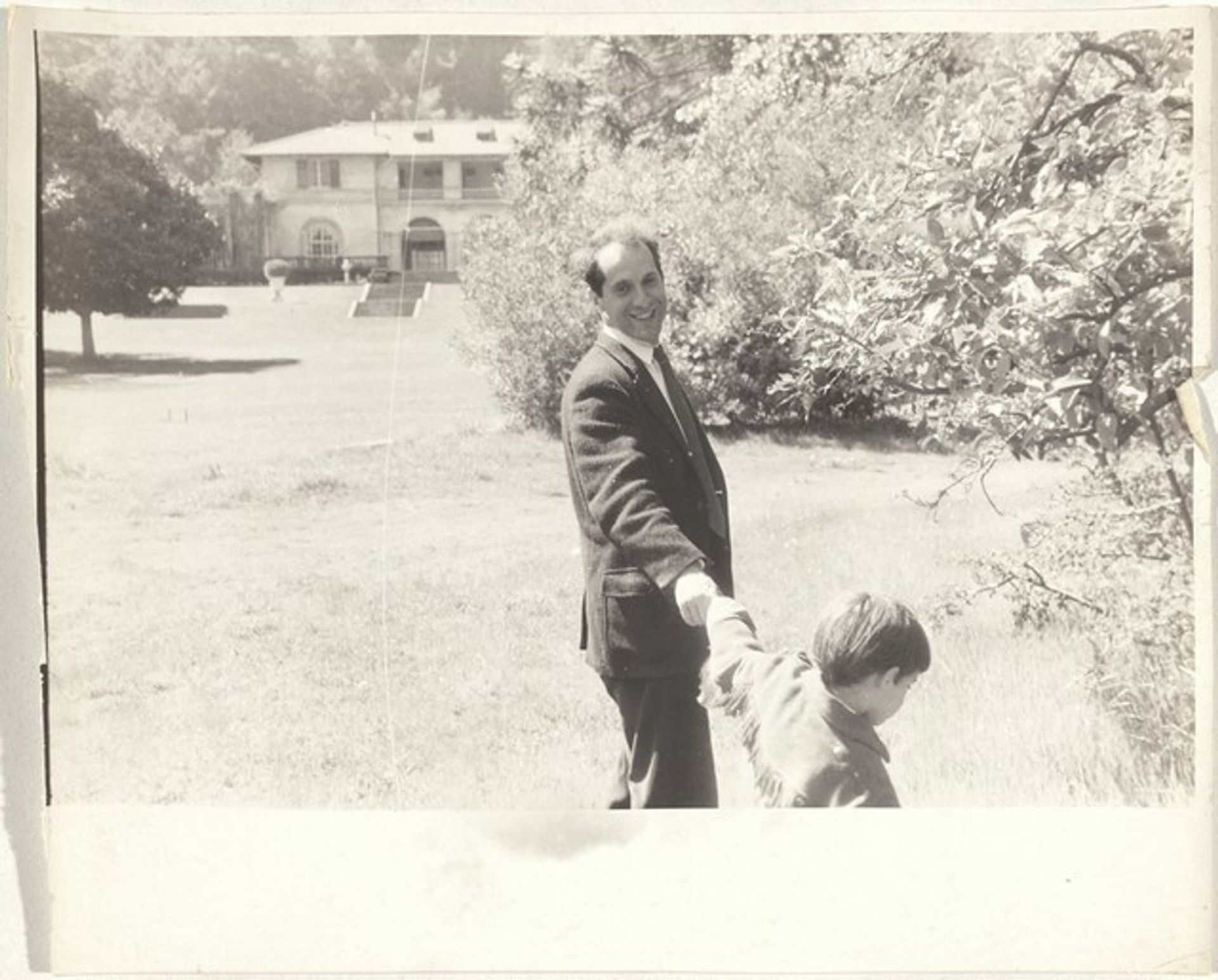 Robert Frank and Pablo--Santa Cruz, California by Robert Frank