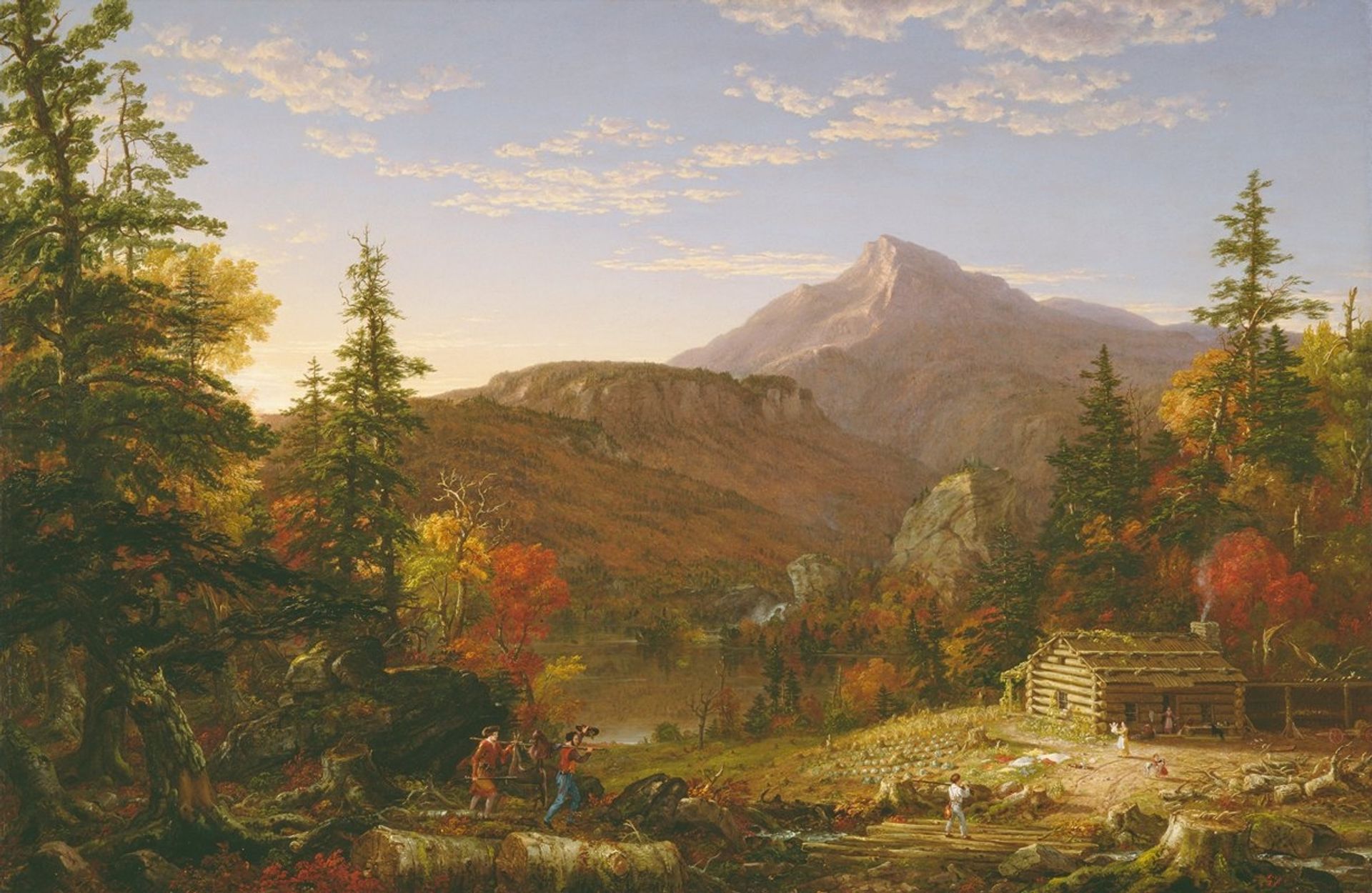 The Hunter’s Return by Thomas Cole