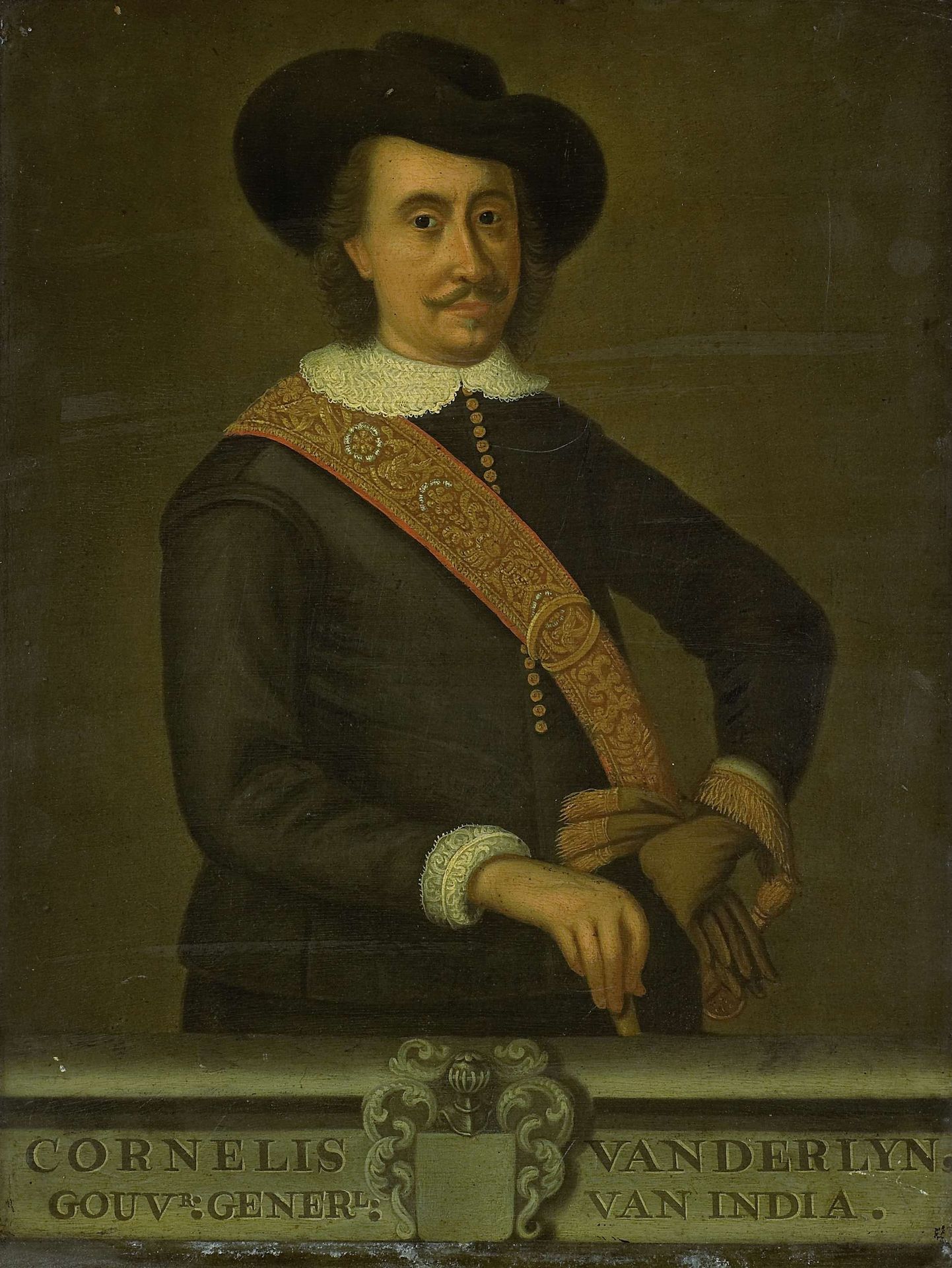 Portrait of Cornelis van der Lijn, Governor-General of the Dutch East Indies by Anonymous