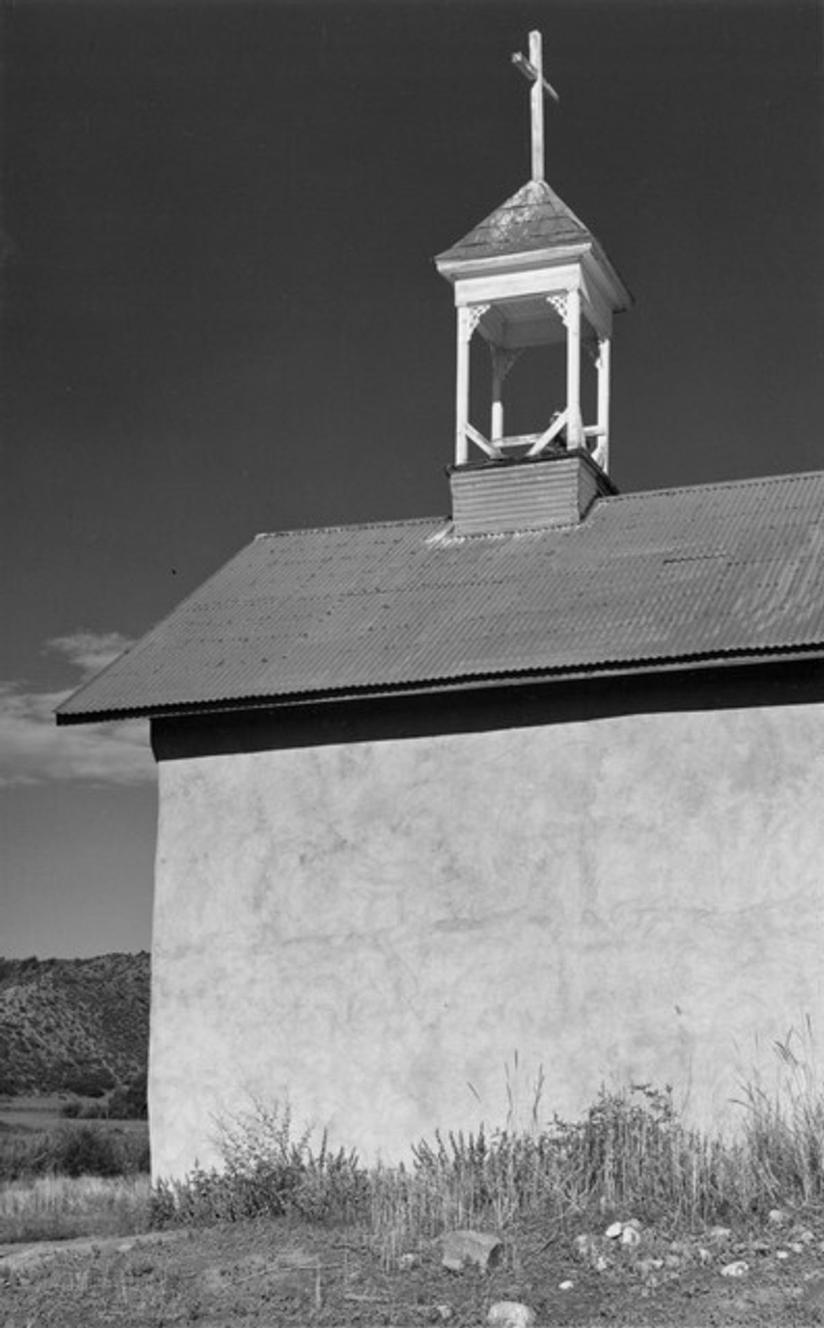 Adobe chapel, Medina Plaza, along the Purgatory River, Colorado by Robert Adams