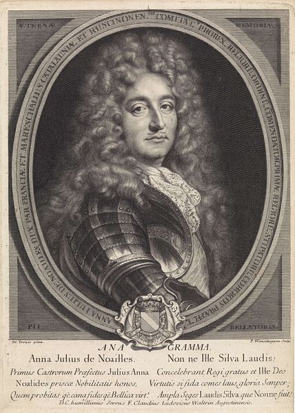 Portret van Anne Jules de Noailles