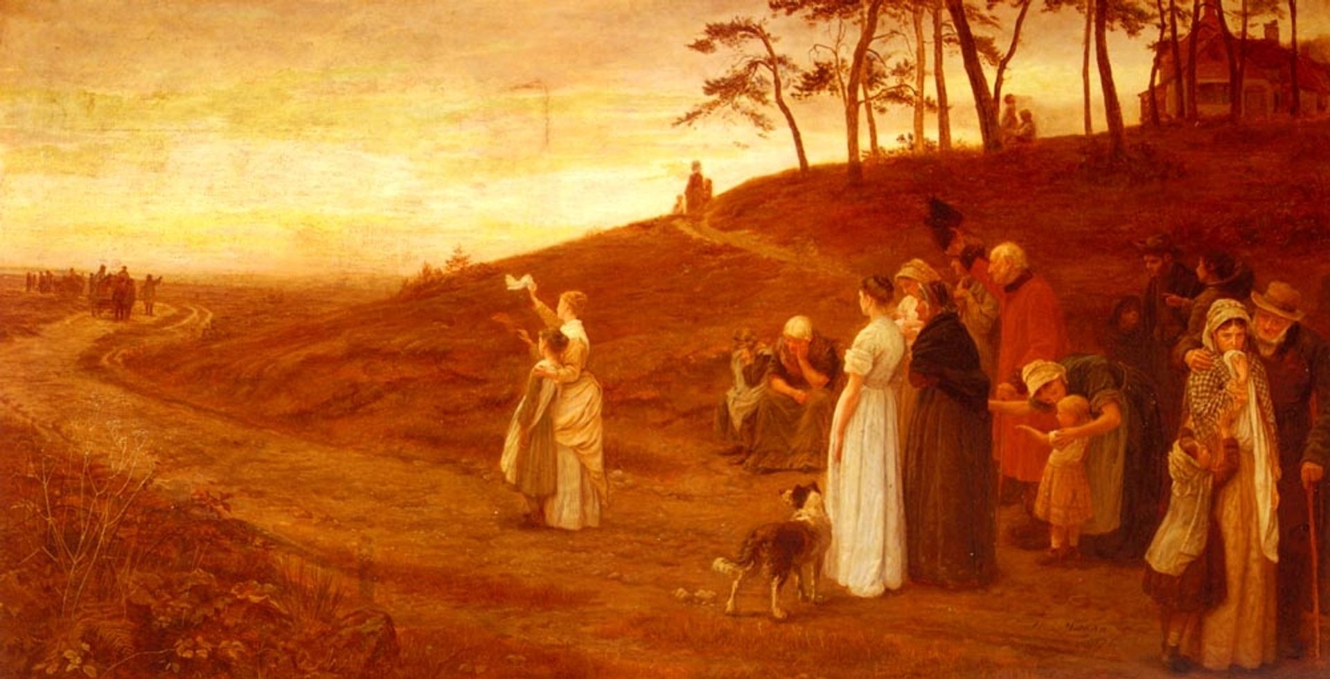 The Emigrants' Departure by Frederick Morgan