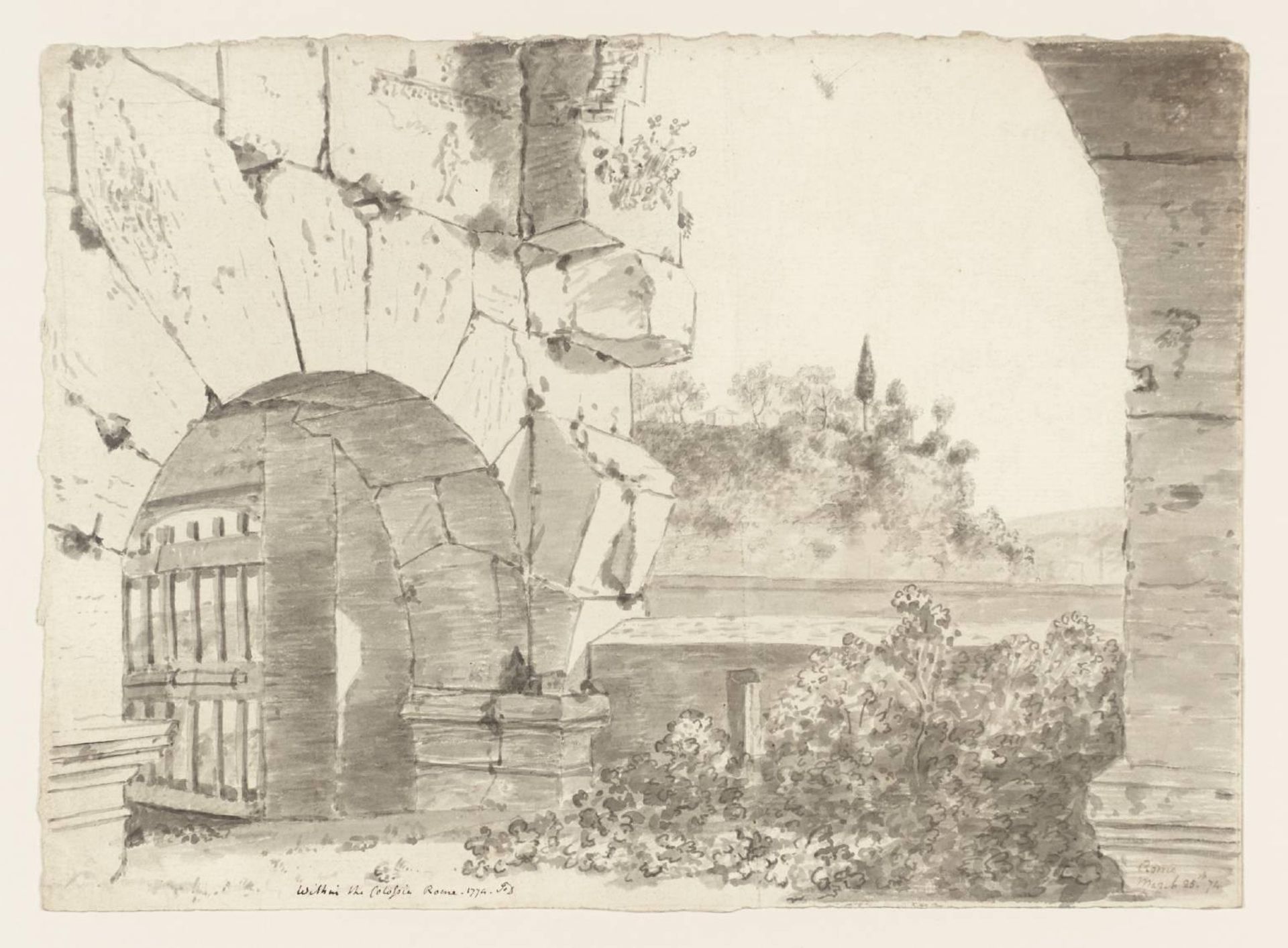 The Colosseum, Rome by John Downman