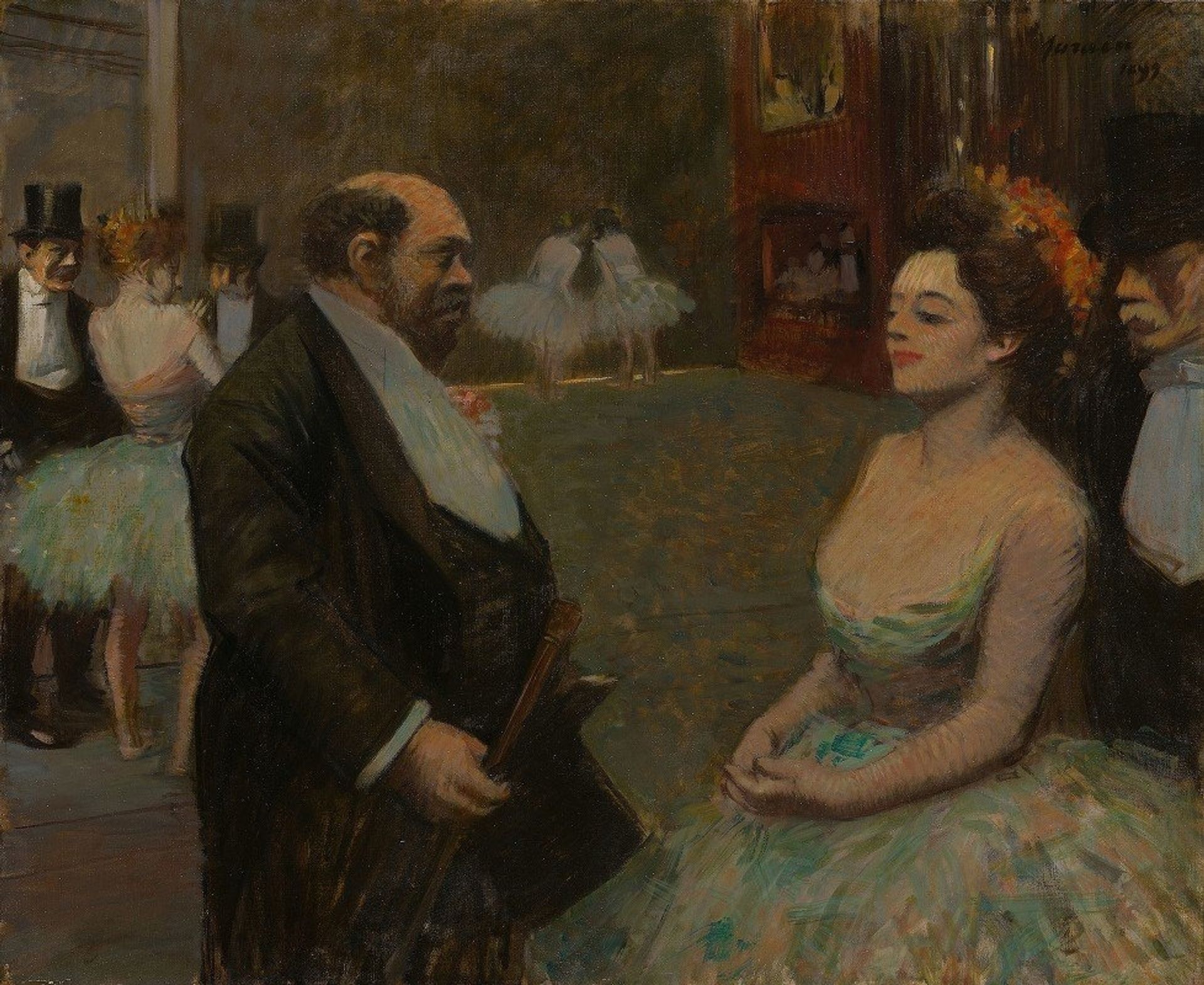 In the Wings by Jean-Louis Forain