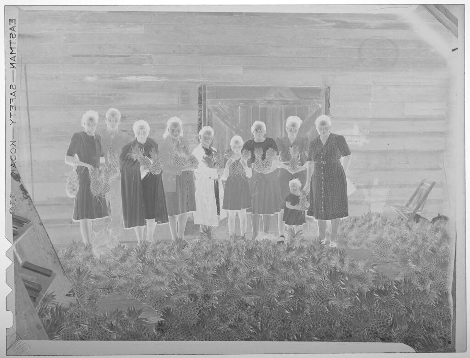 Untitled (group of African American women  holding pineapples) by Harry Annas