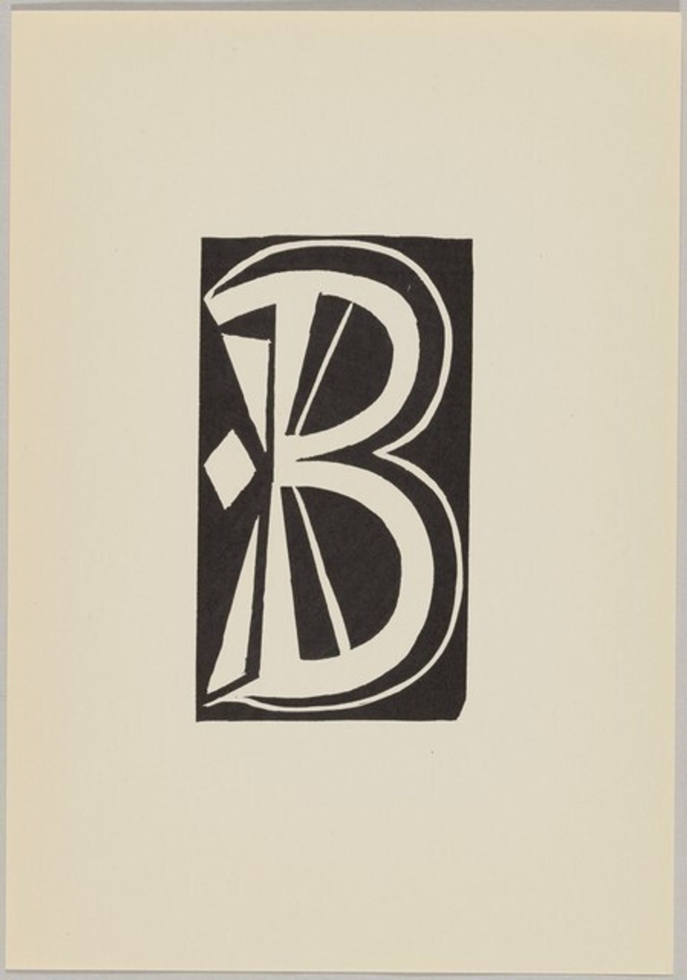 Letter "B" by Hubert Bekman