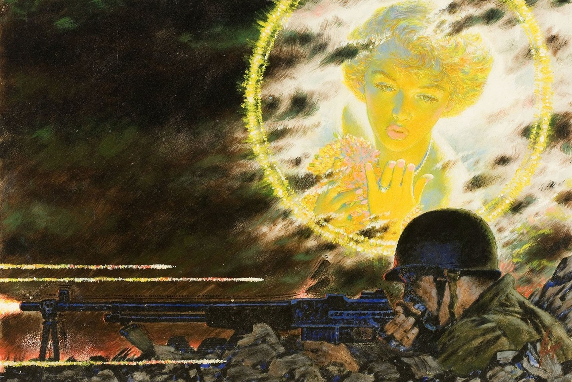 The Coward, Cosmopolitan illustration by Edwin Georgi
