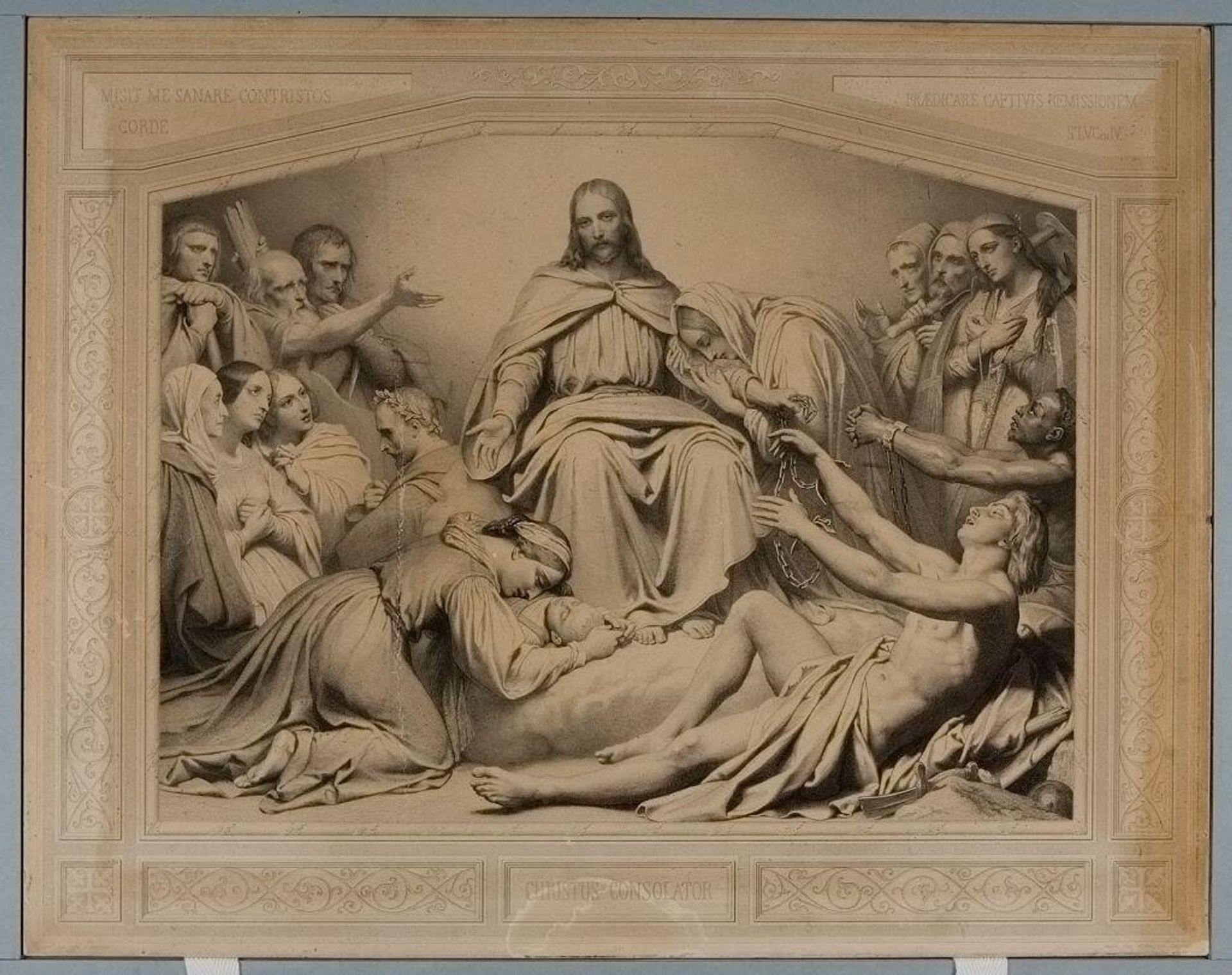 Christus Consolator by Louis Pierre Henriquel-Dupont