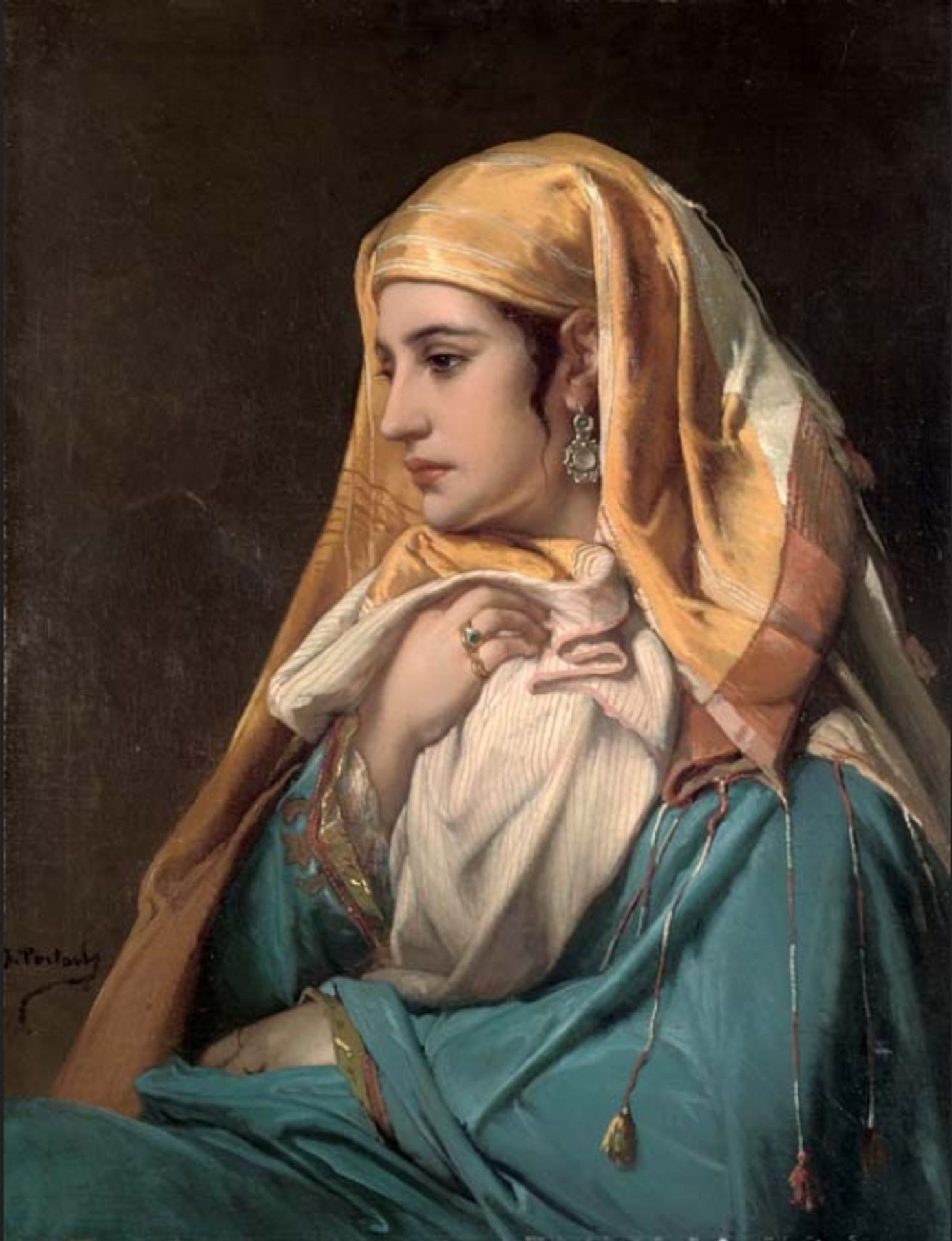 Oriental woman by Jean-François Portaels