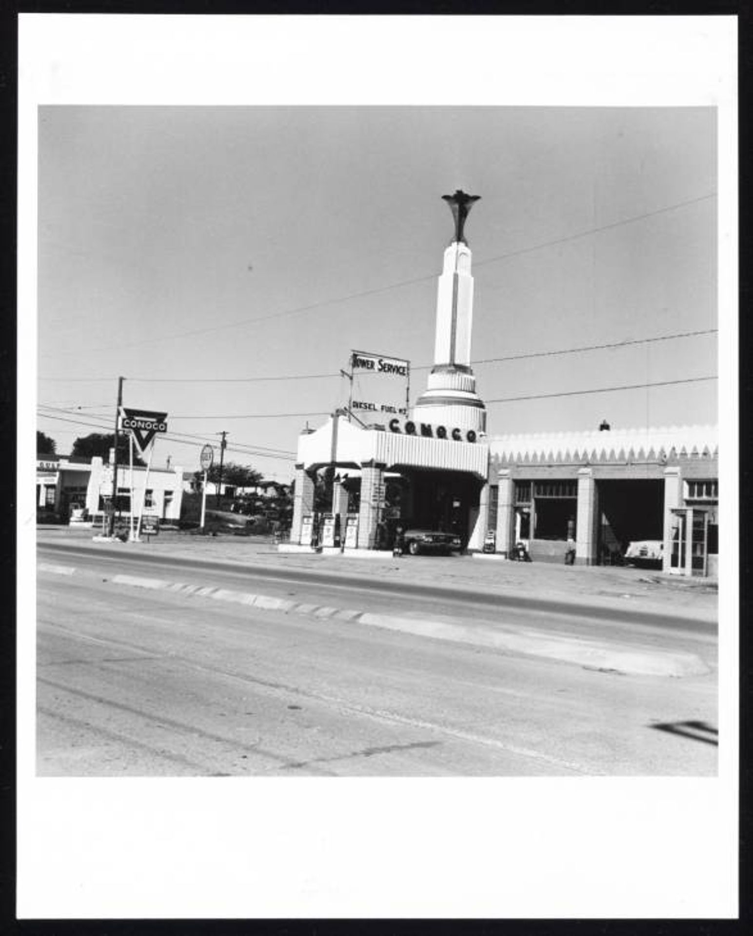Conoco - Shamrock, Texas (from Five Views from the Panhandle Series) by Edward Ruscha