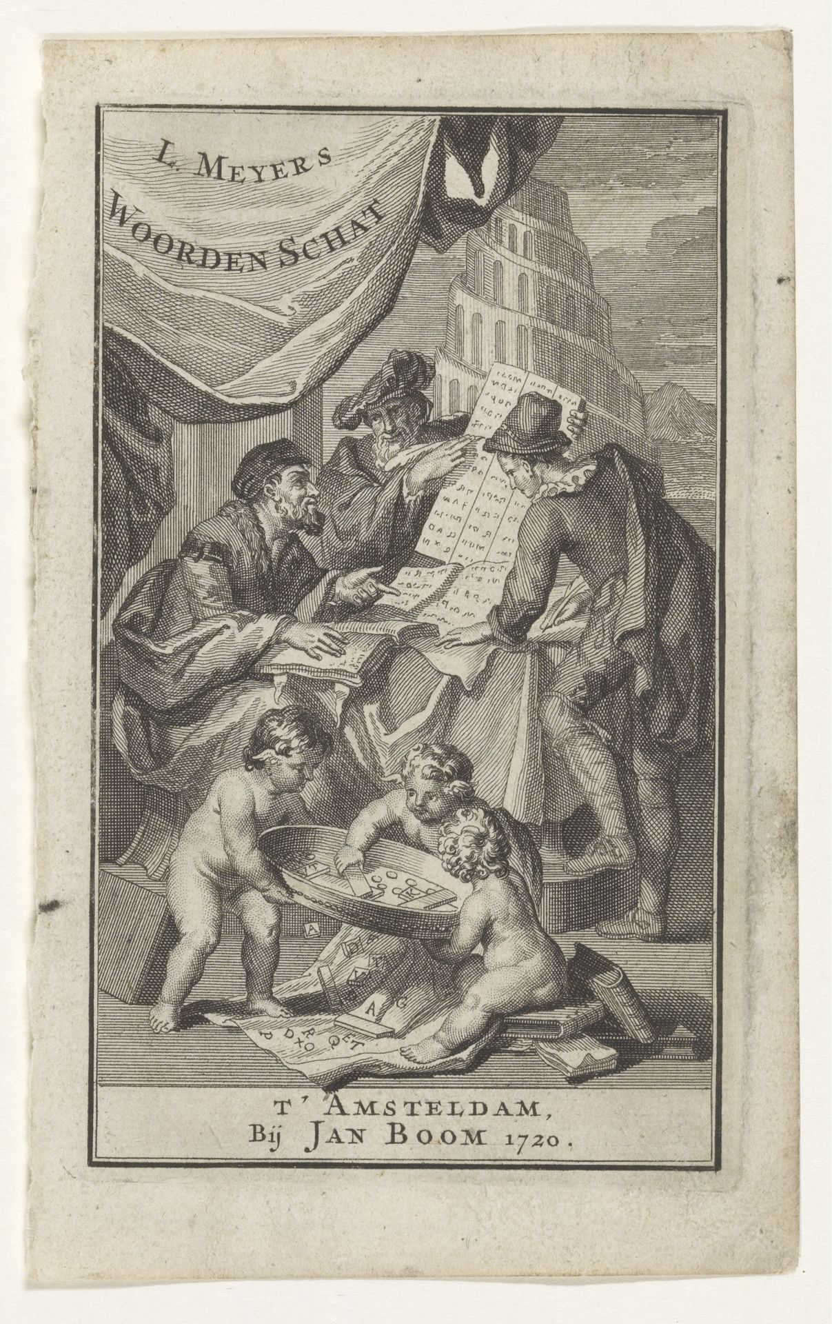 Mannen bestuderen papieren by Anonymous