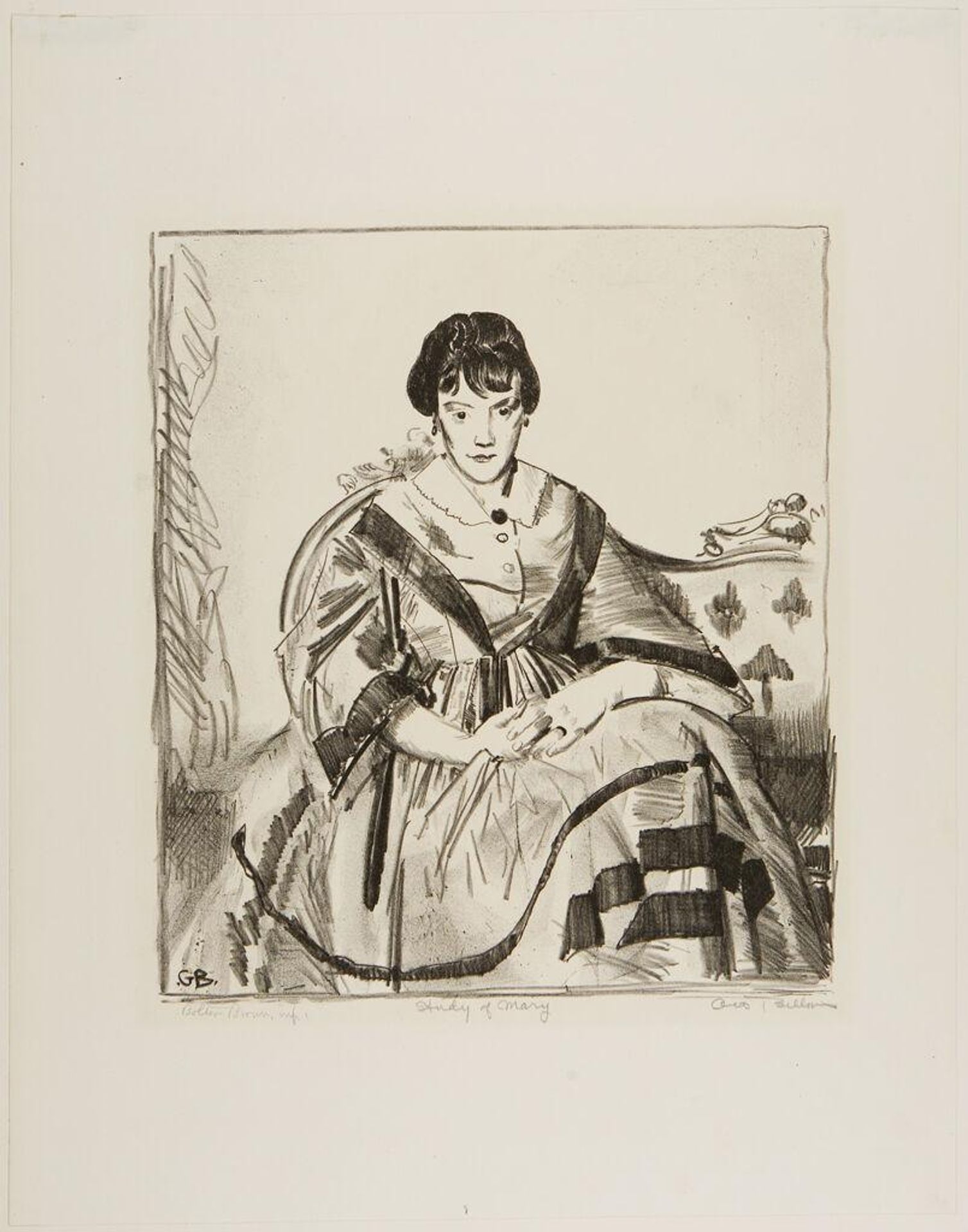 Study of Mary by George Wesley Bellows