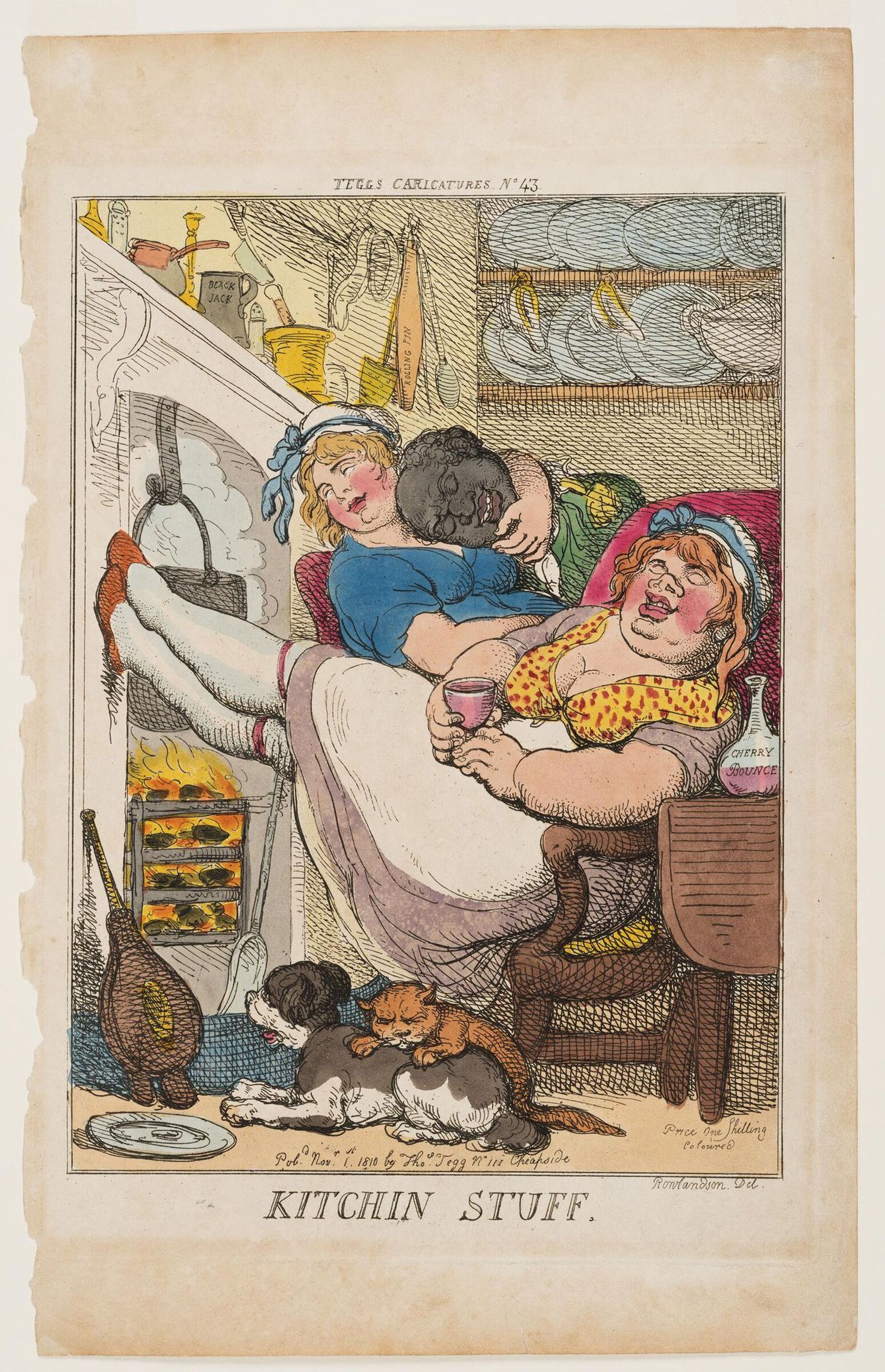 Kitchin Stuff by Thomas Rowlandson