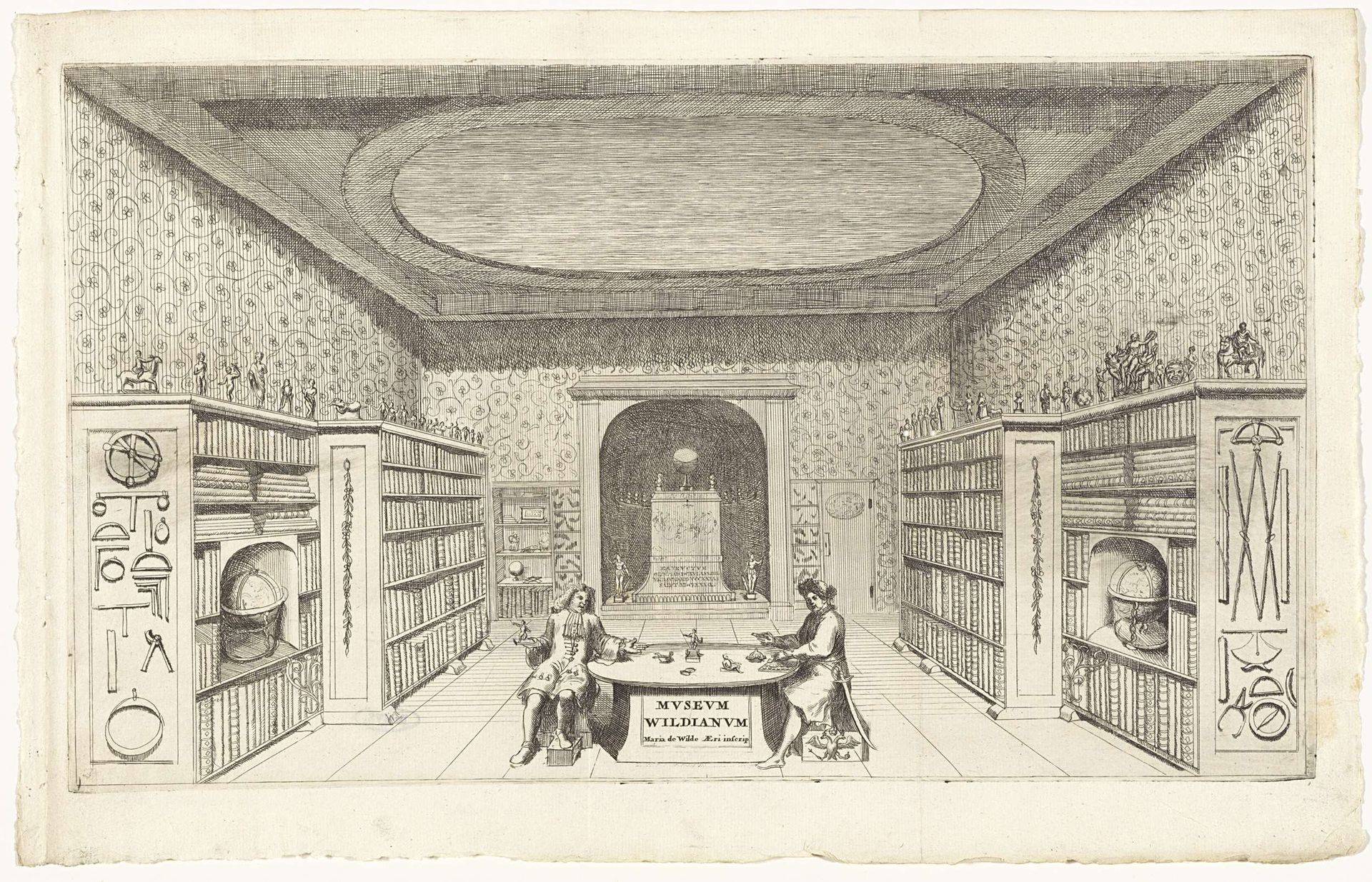 Tsaar Peter de Grote bezoekt het Museum Wildianum by Maria de Wilde