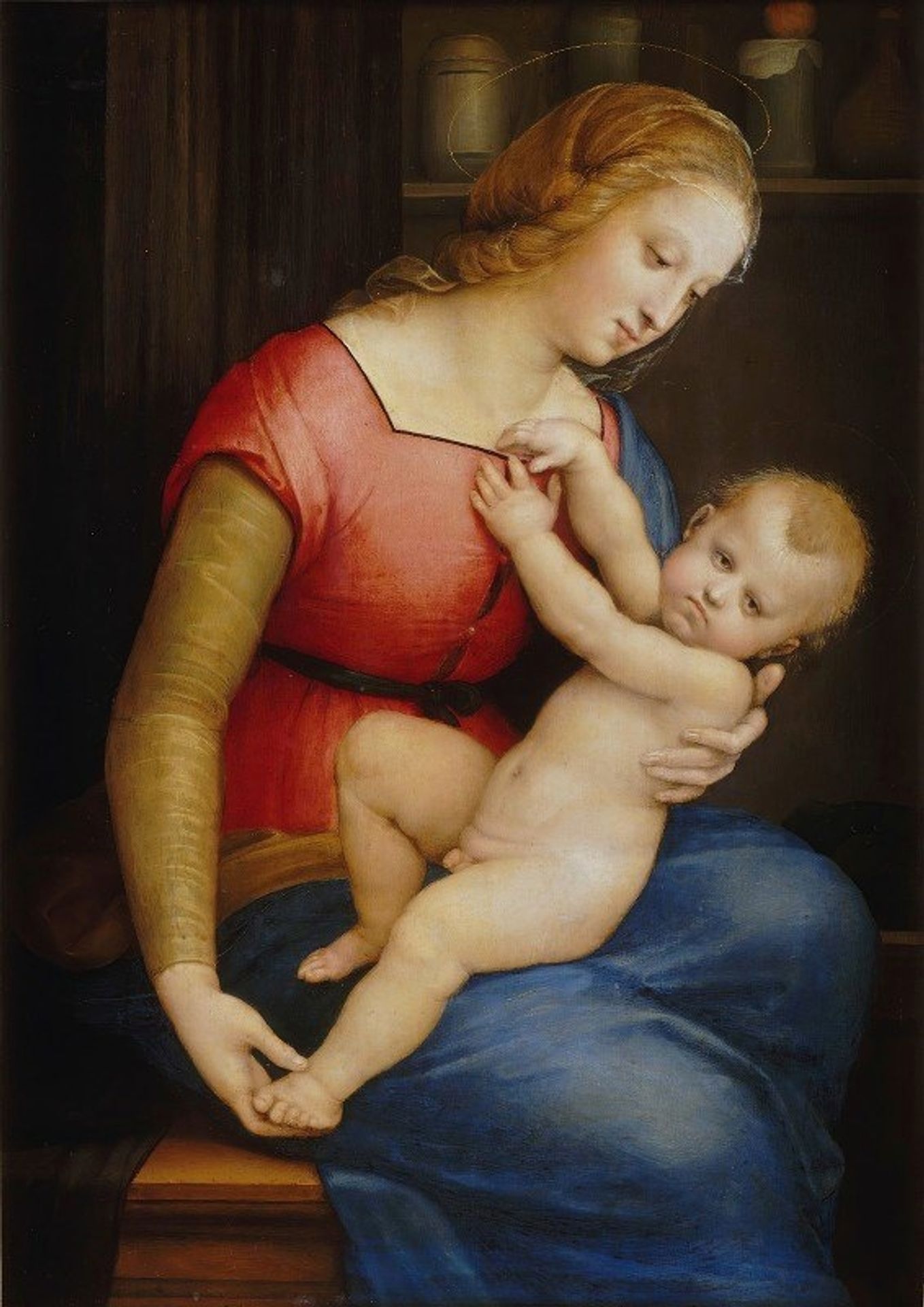 La Madone De La Maison D’orléans by Raphael