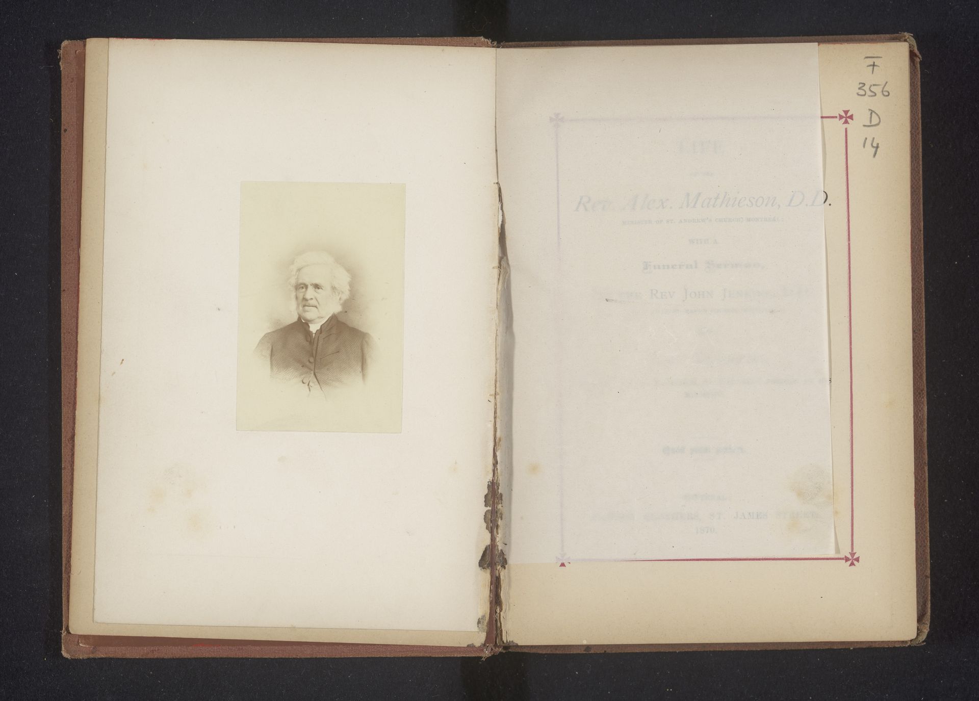 Portret van Alexander Mathieson by Anonymous