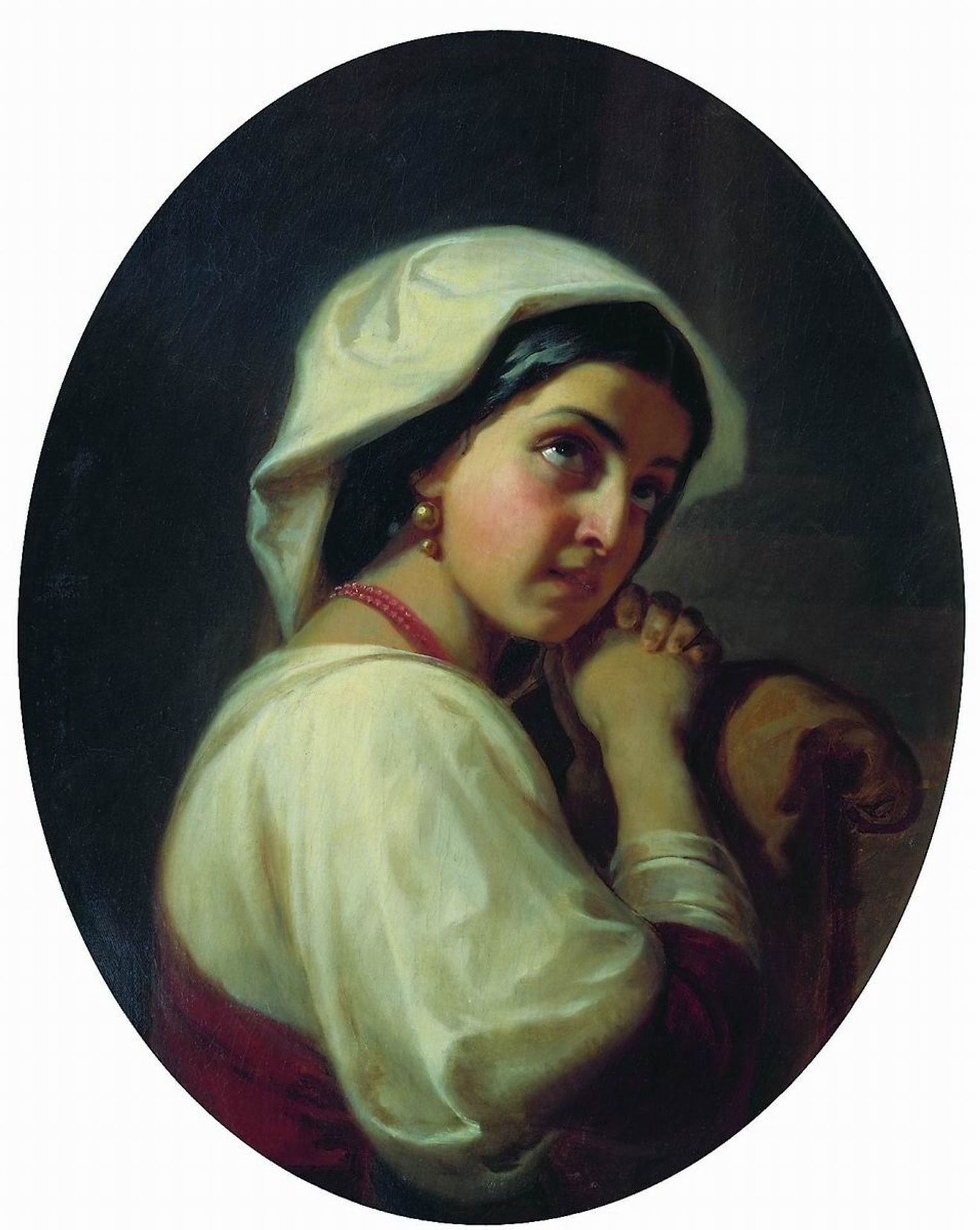 Italian Girl by Konstantin Flavitsky