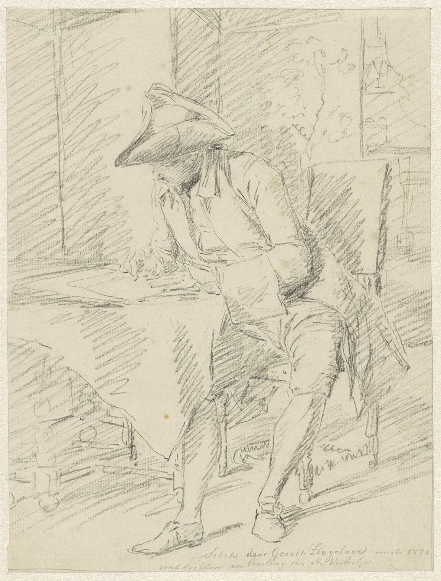 Portret van Gerrit Zegelaar by Anonymous