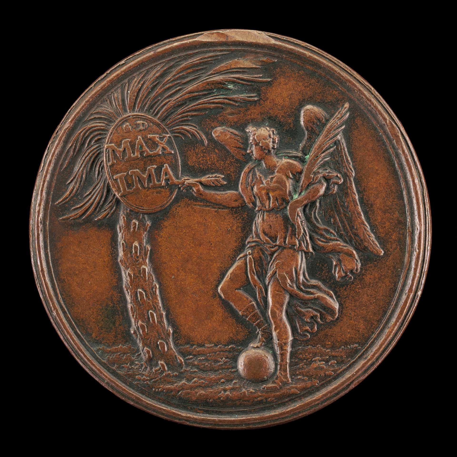 Winged Victory [reverse] by Giovanni Martino Hamerani