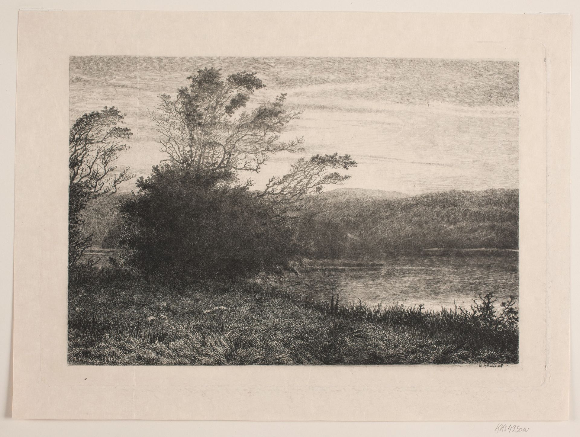 Rye sø by Vilhelm Kyhn