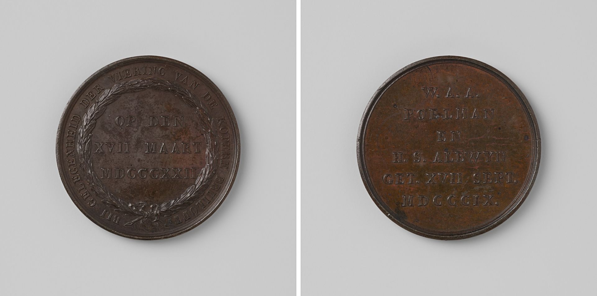 Twaalfeneenhalfjarig huwelijk van W.A.A. Poelman en H.S. Alewijn by Anonymous