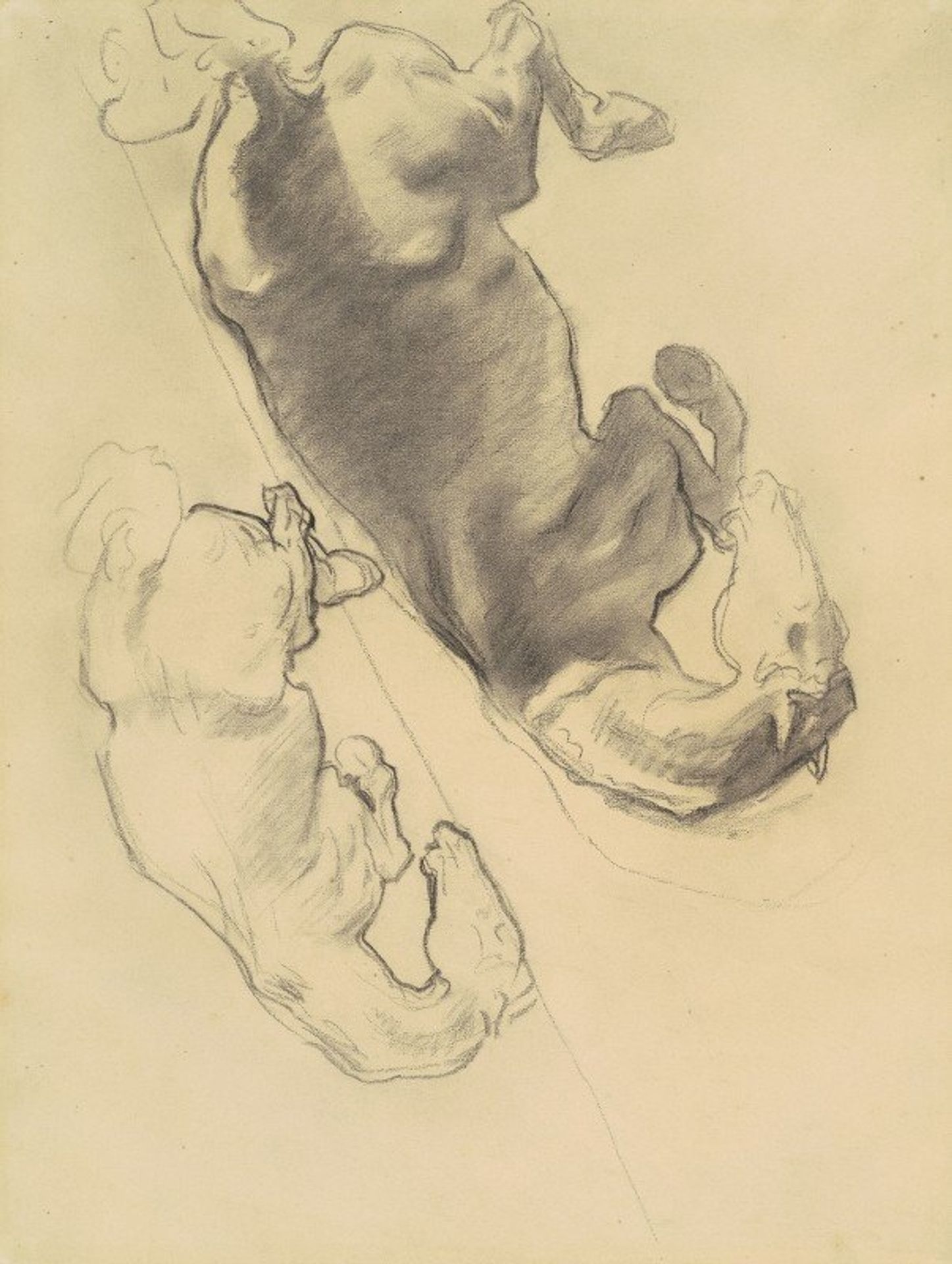 Studies for ‘The Fall of Gog and Magog’ II by John Singer Sargent
