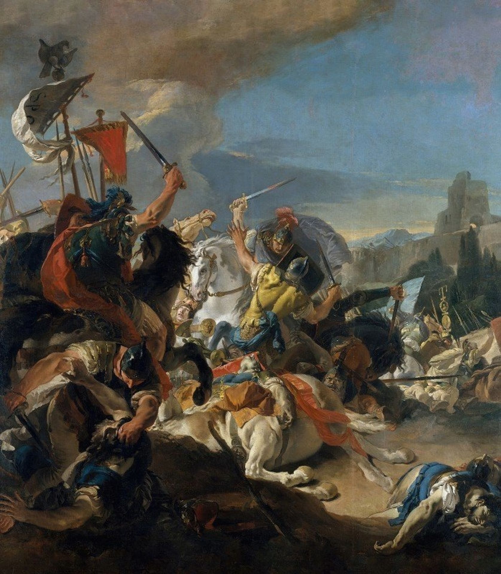 The Battle of Vercellae by Giovanni Battista Tiepolo