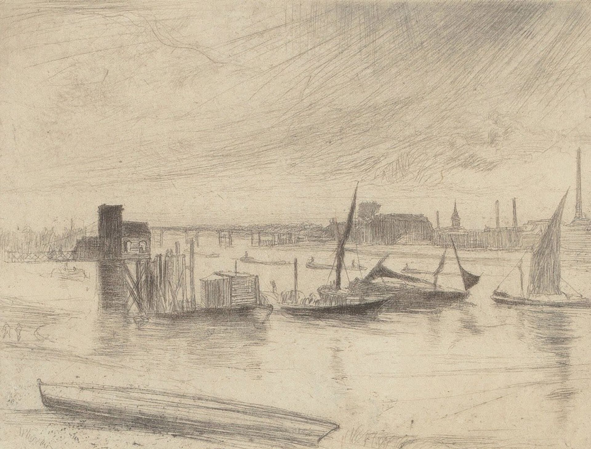 Early Morning, Battersea by James Abbott McNeill Whistler