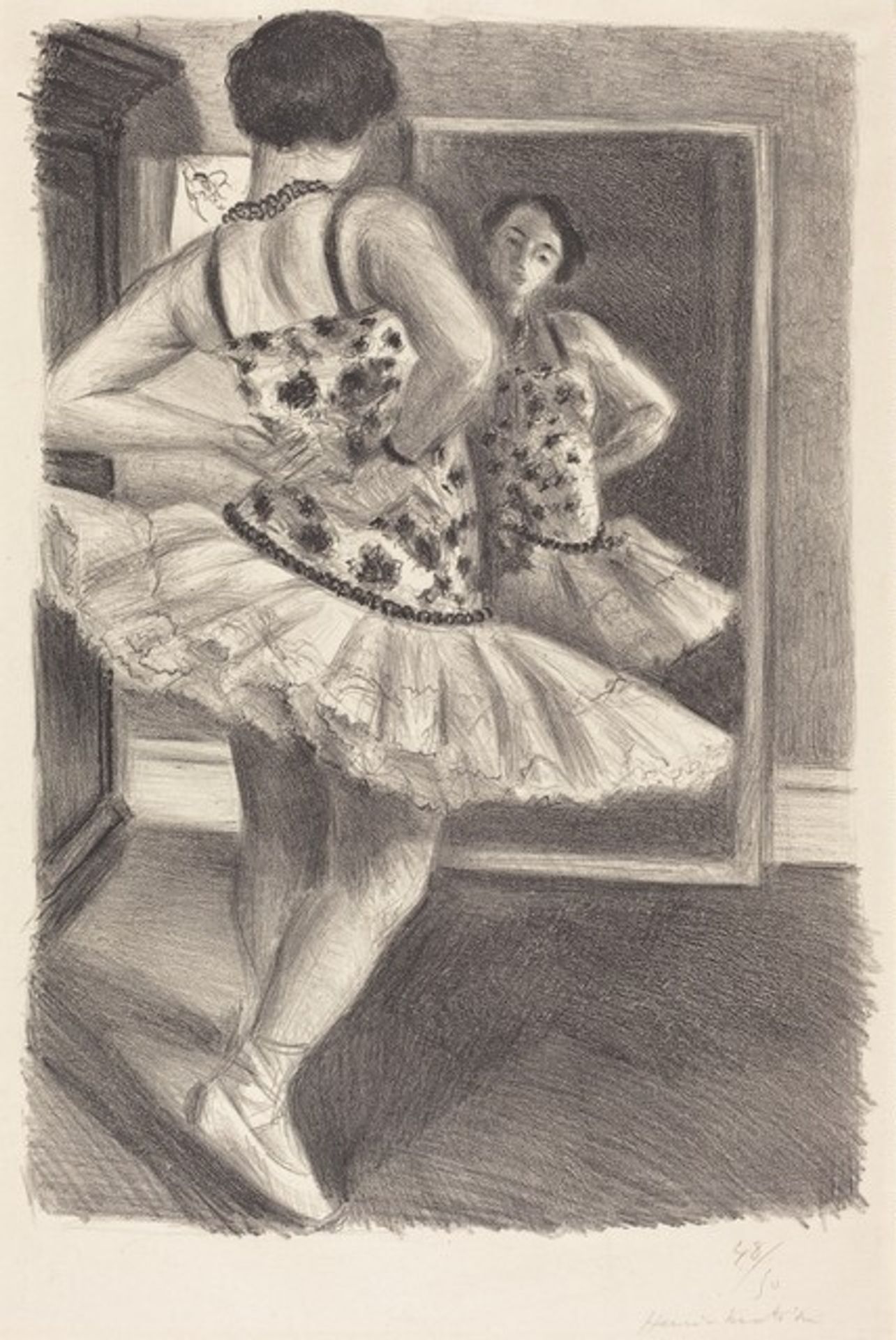 Dancer Reflected in the Mirror (Danseuse reflétée dans la glace) by Henri Matisse