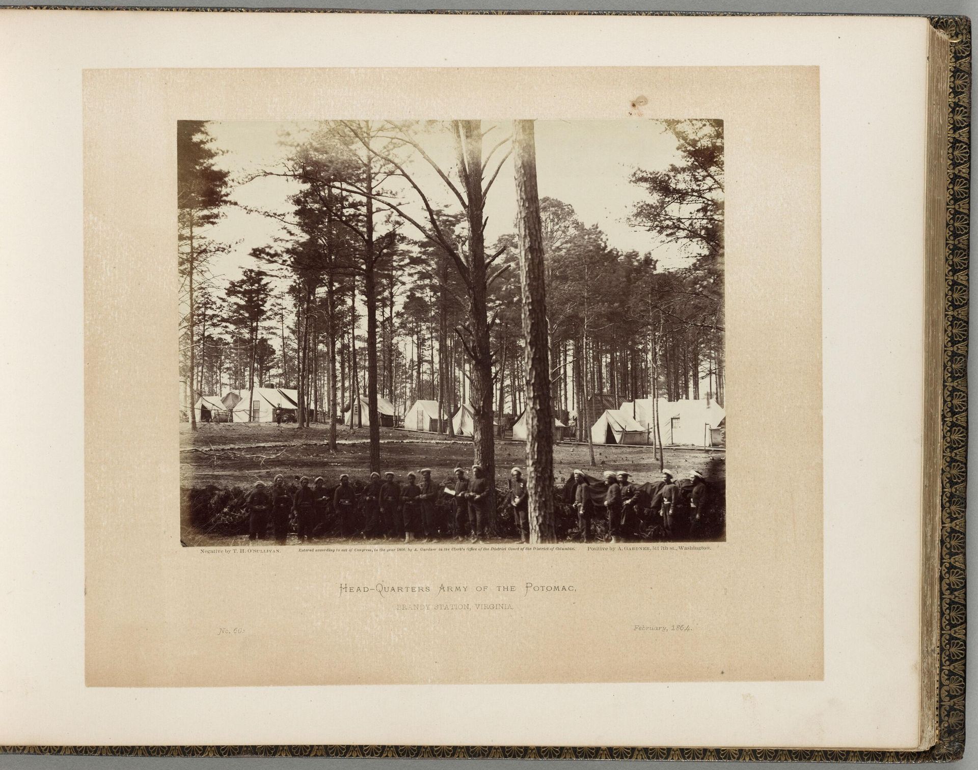 Head-Quarters, Army of the Potomac, Brandy Station, Virginia by Timothy H. O'Sullivan