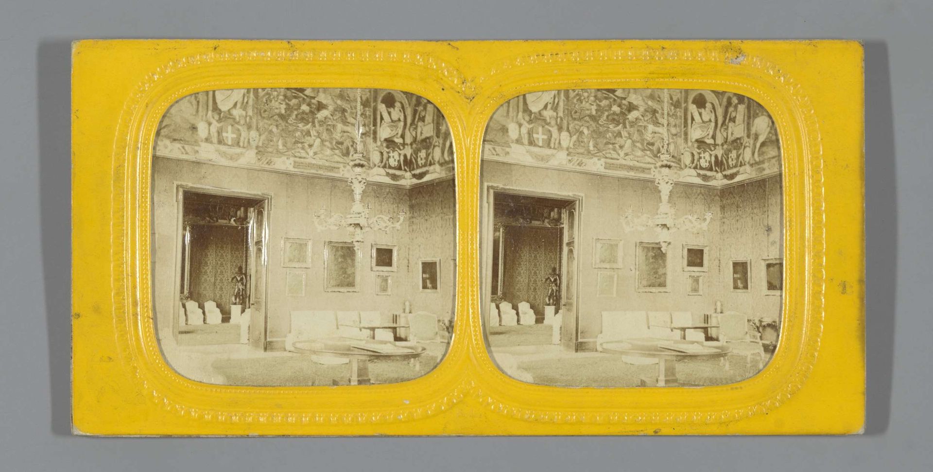 Paleisinterieur van mogelijk de Herberg van Castilië in Valletta by Anonymous