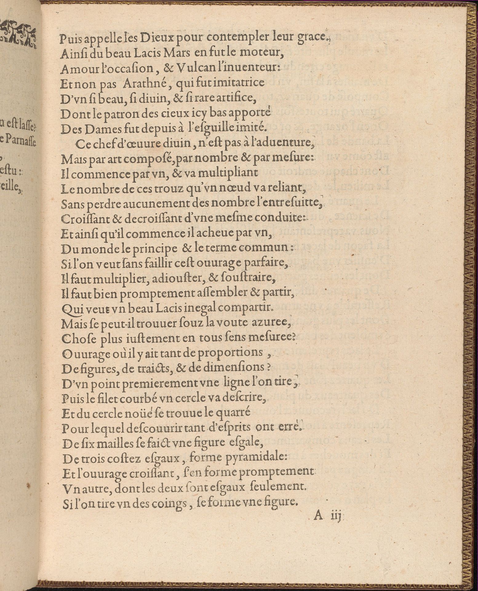 La Pratique de l'Aiguille, page 3 (recto) by Matthias Mignerak