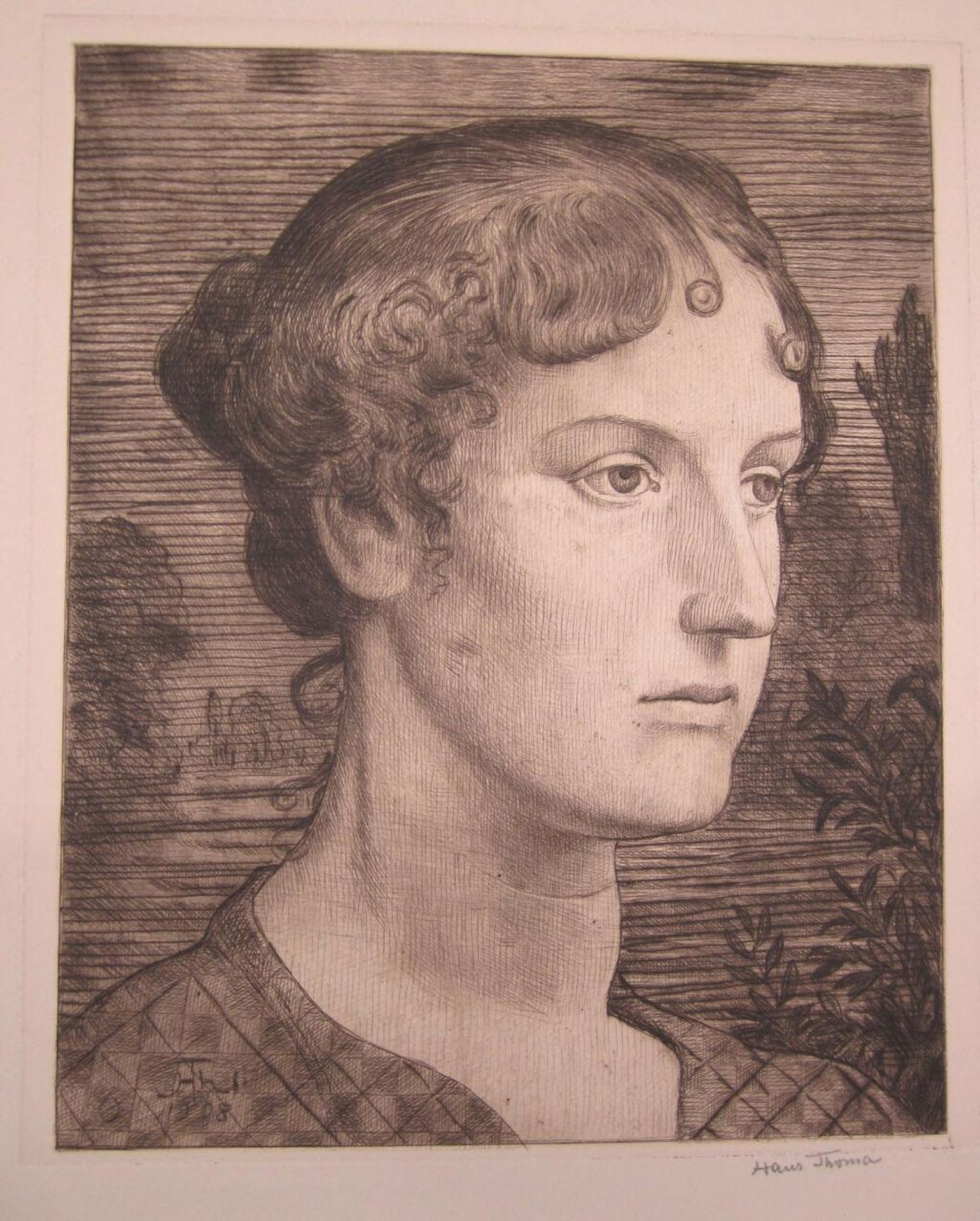 Portrait of a Woman II by Hans Thoma