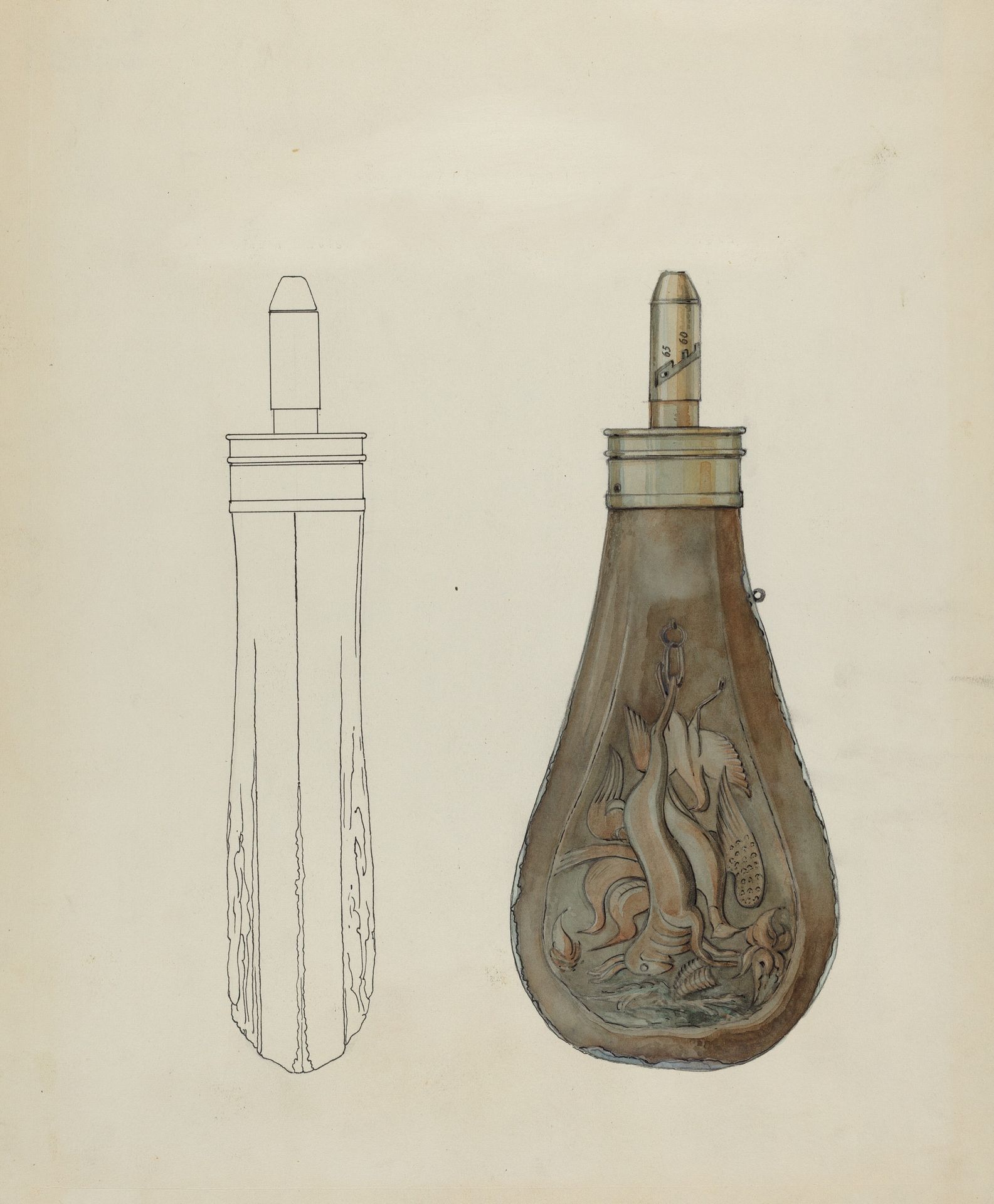 Powder Flask by Kurt Melzer