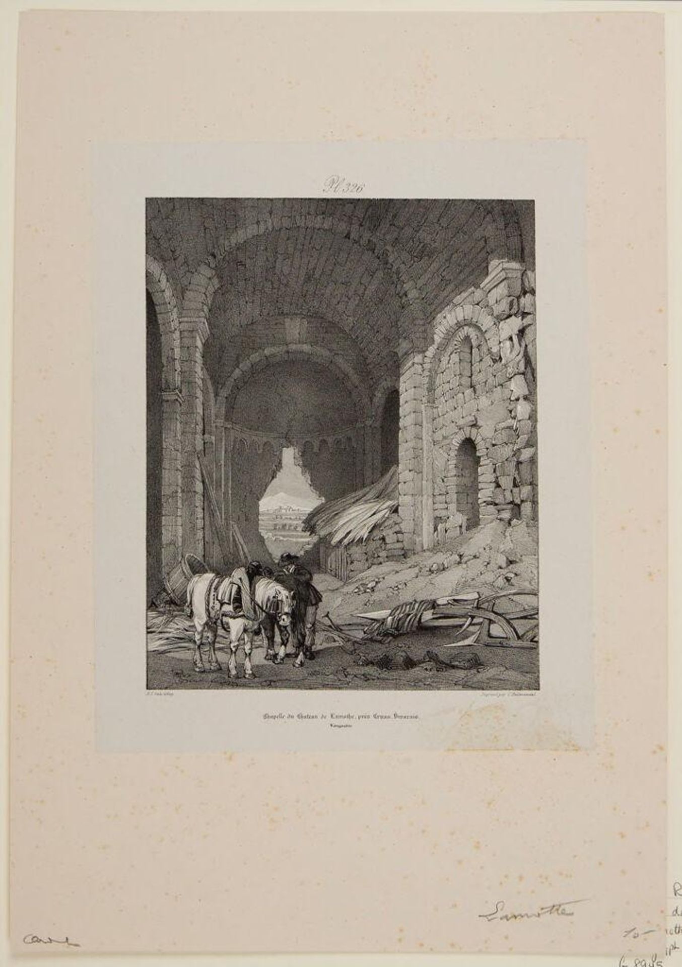 Chapel of the Lamothe Castle, Languedoc by R & L