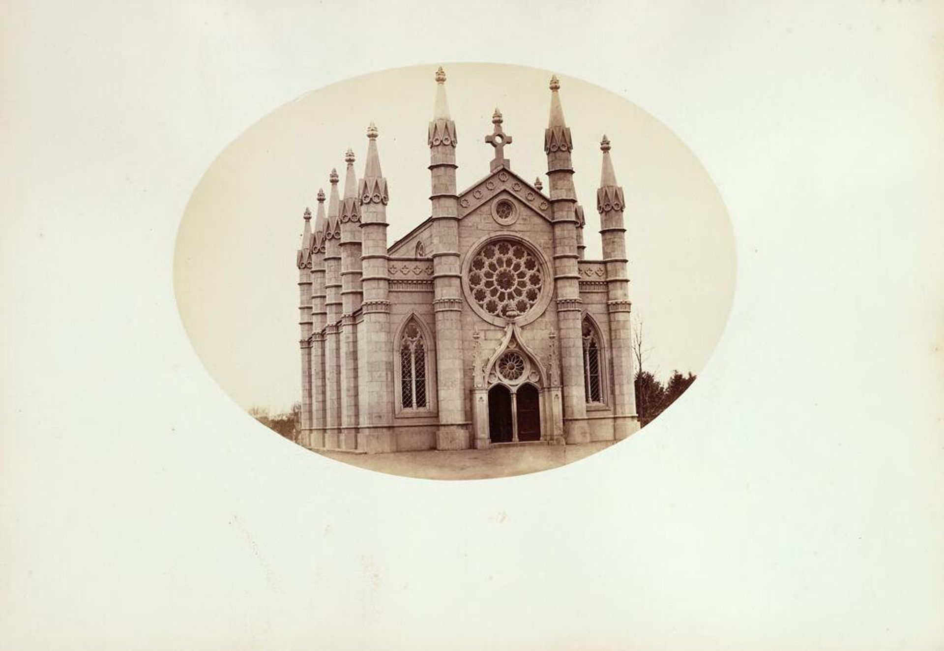 Bigelow Chapel at Mount Auburn Cemetary by George Kendall Warren