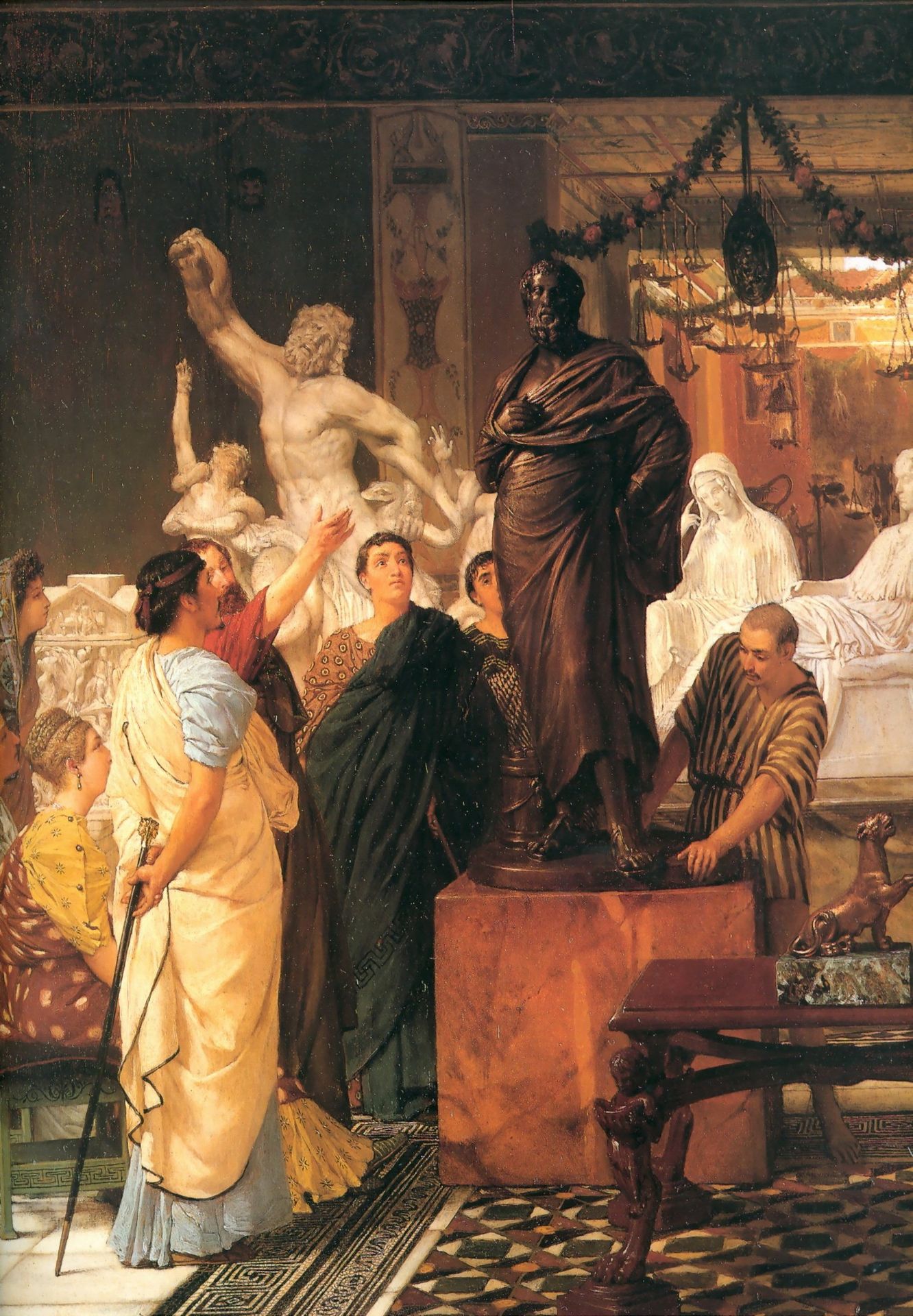 A Sculpture Gallery by Lawrence Alma-Tadema