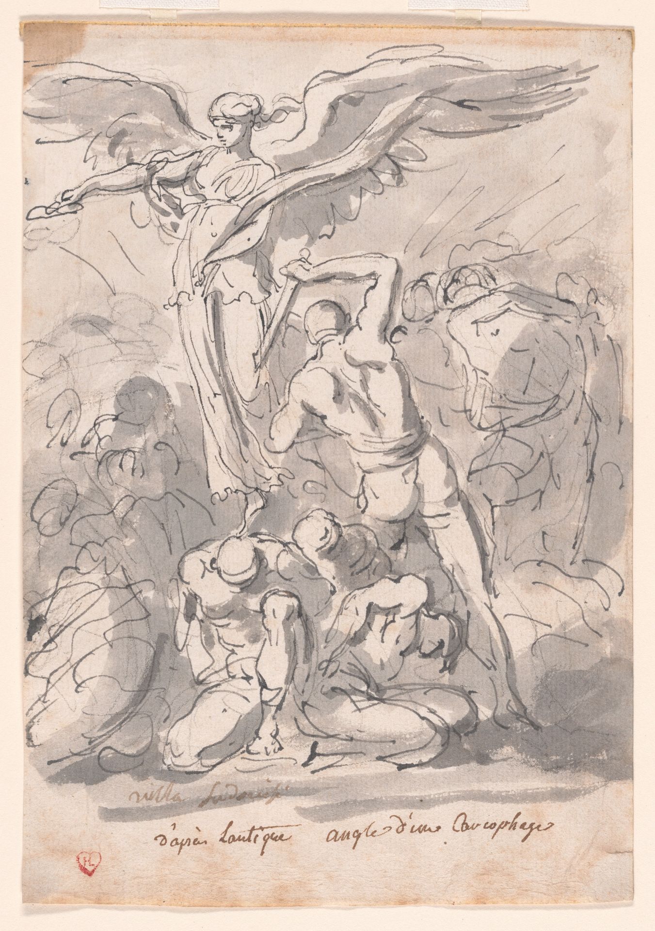Copy after an Ancient Sarcophagus by Augustin Pajou