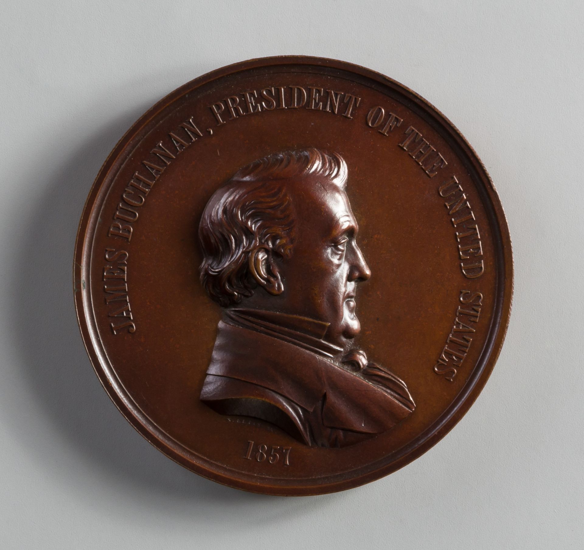 Medal of James Buchanan by Salathiel Ellis