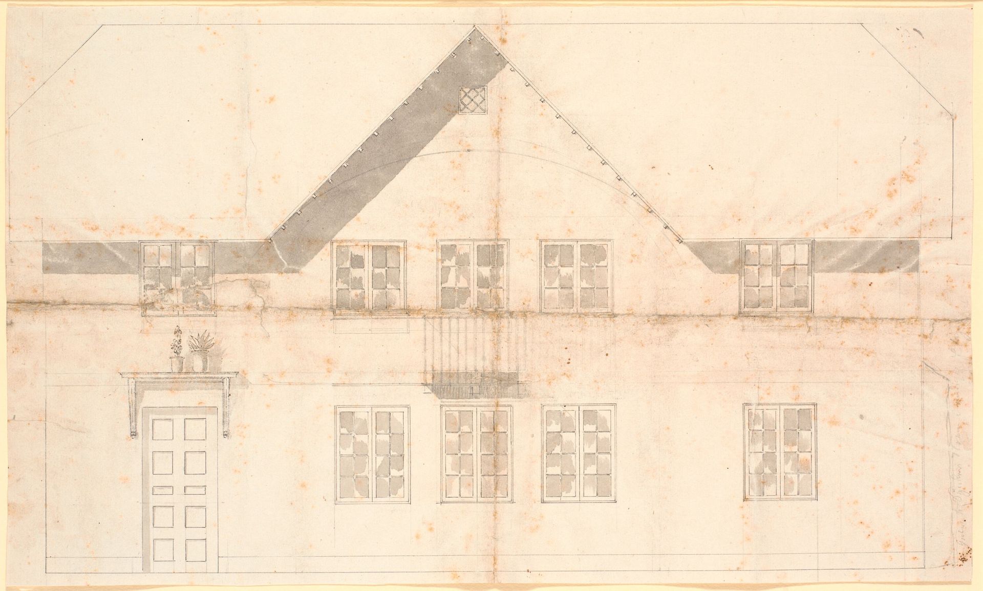 Spurveskjuls facade by Nicolai Abildgaard