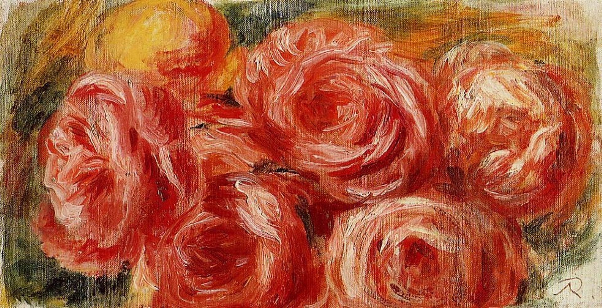 Red Roses by Pierre-Auguste Renoir