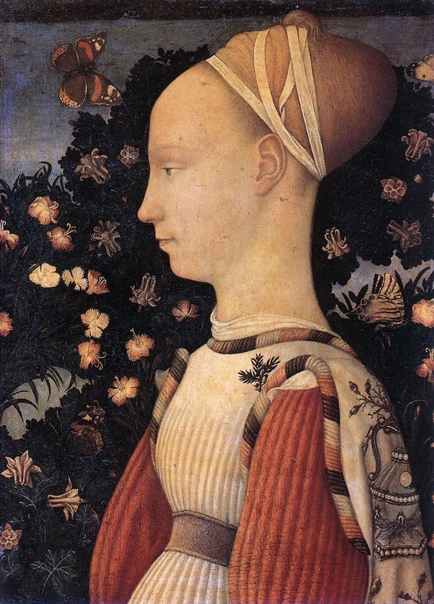 Portrait of a Princess of the House of Este by Pisanello