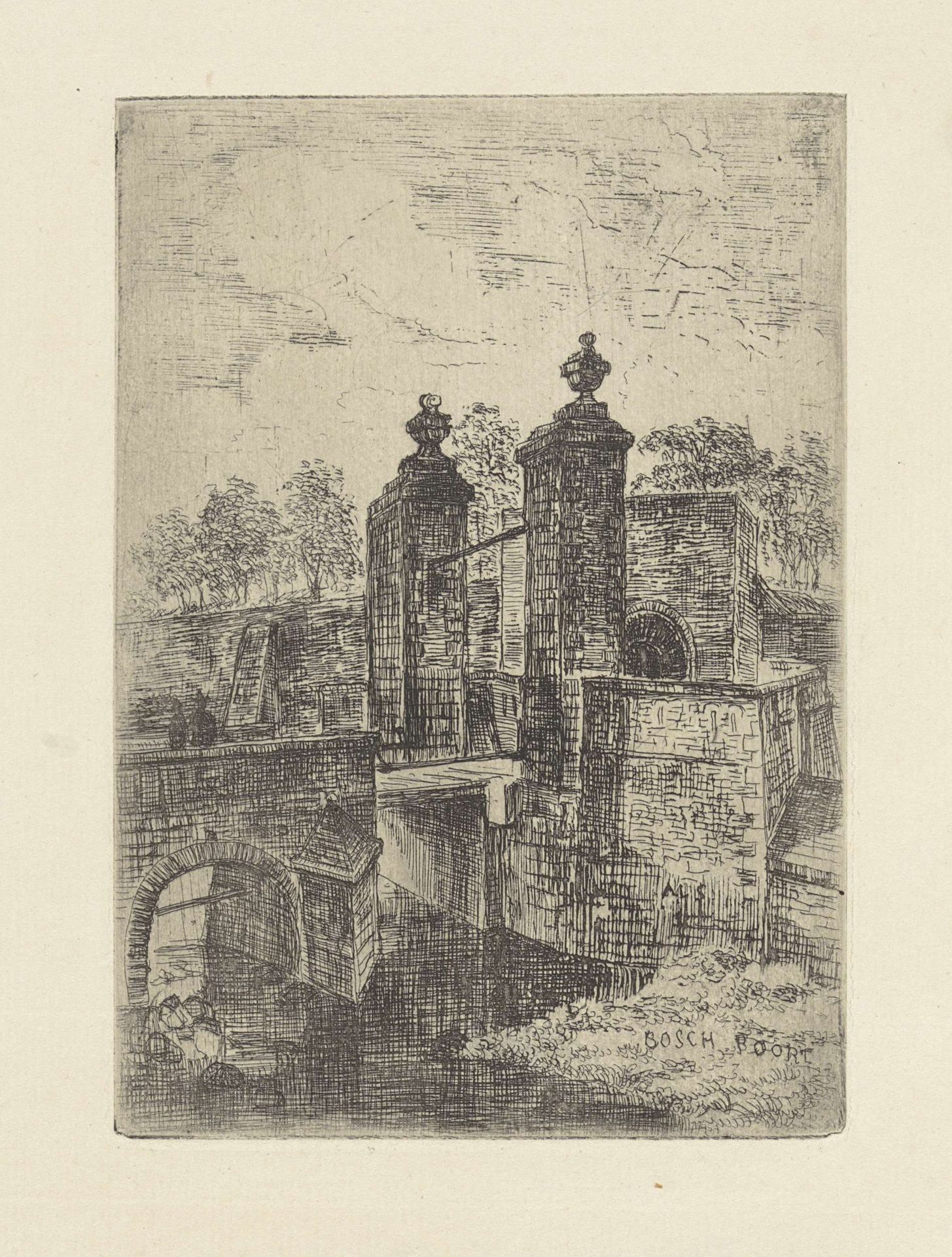 Boschpoort te Maastricht by Alexander Schaepkens